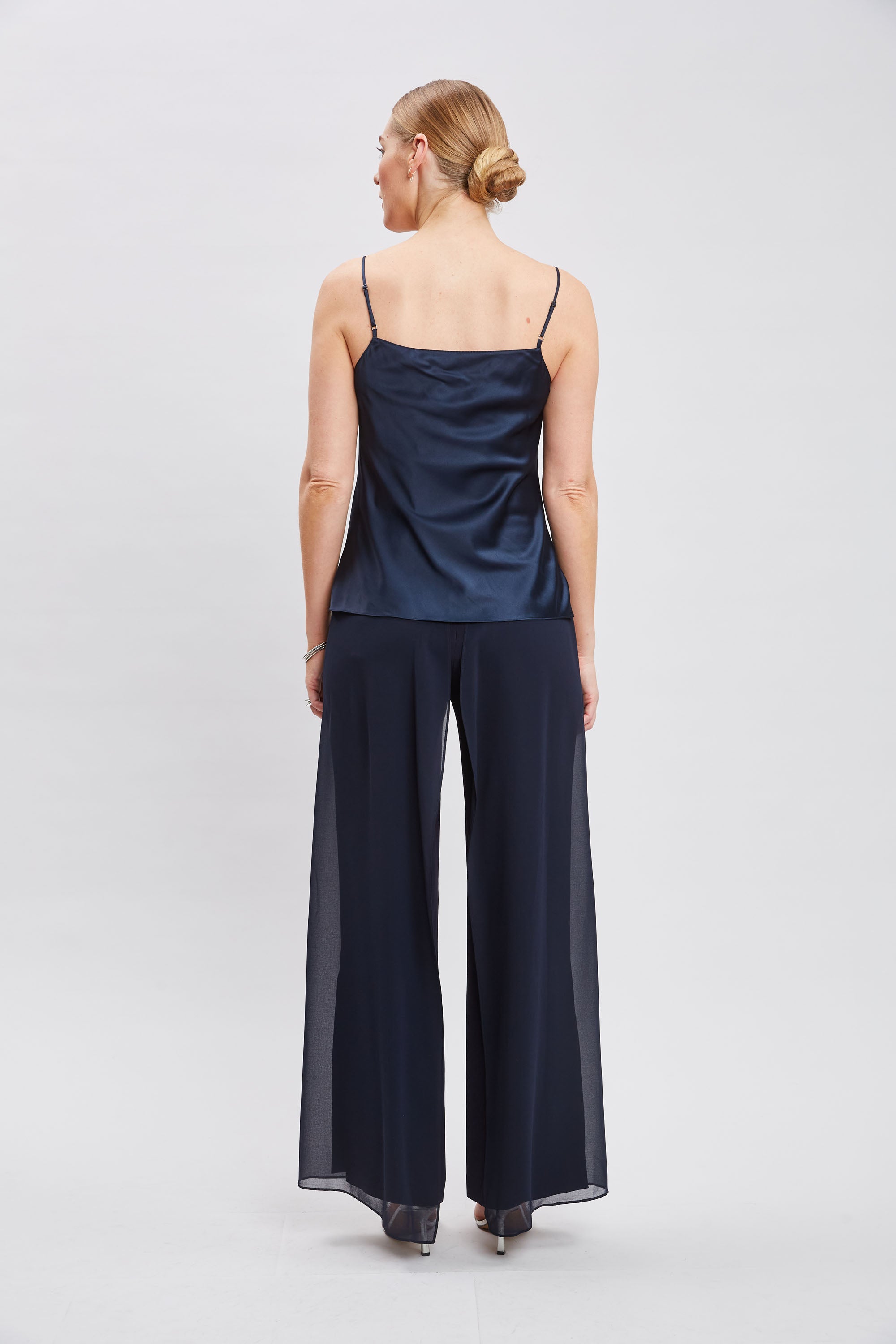 Luxury Stretch Silk Satin Cami Top for Women - Soft & Comfortable Sleepwear & Loungewear - Perfect for Nightwear, Date Nights and Relaxing at Home