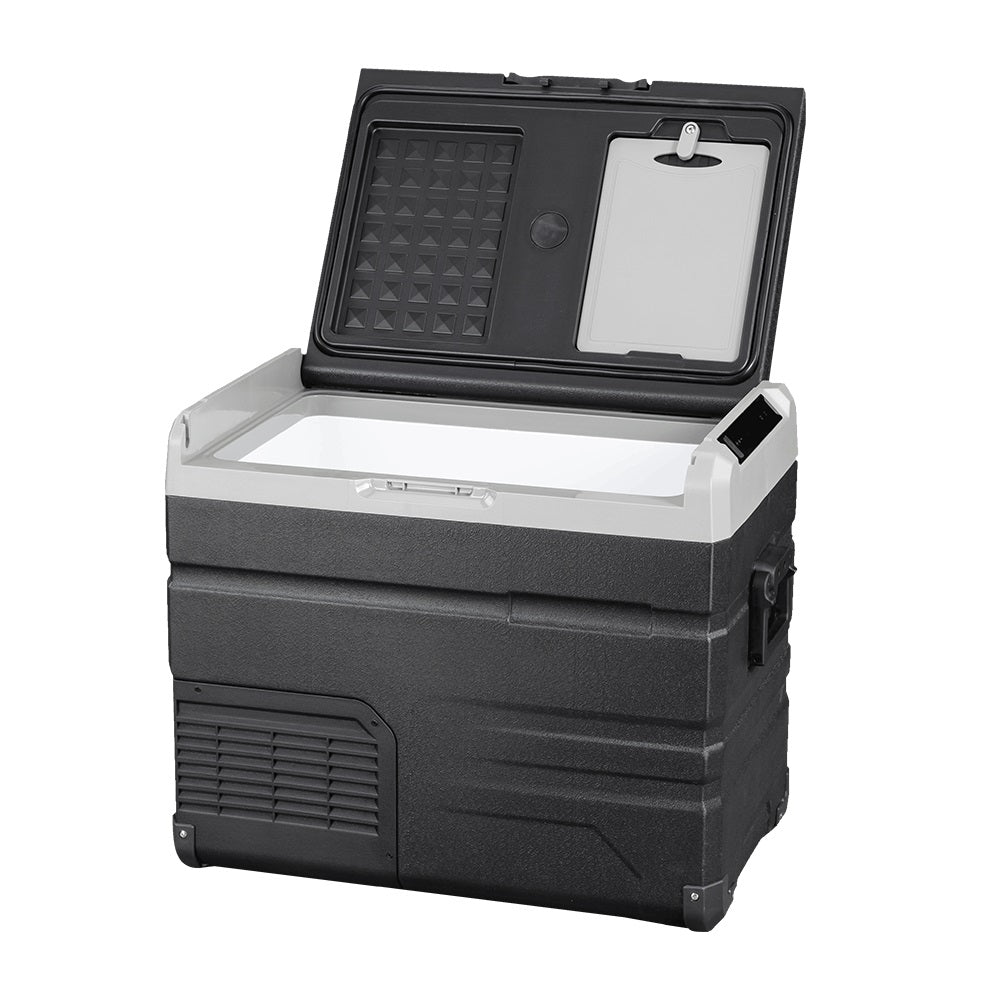 Alpicool TS50 12V/24V Portable Car Refrigerator Freezer - 50 Quart Compact Fridge for Camping, Road Trips & Outdoor Adventures