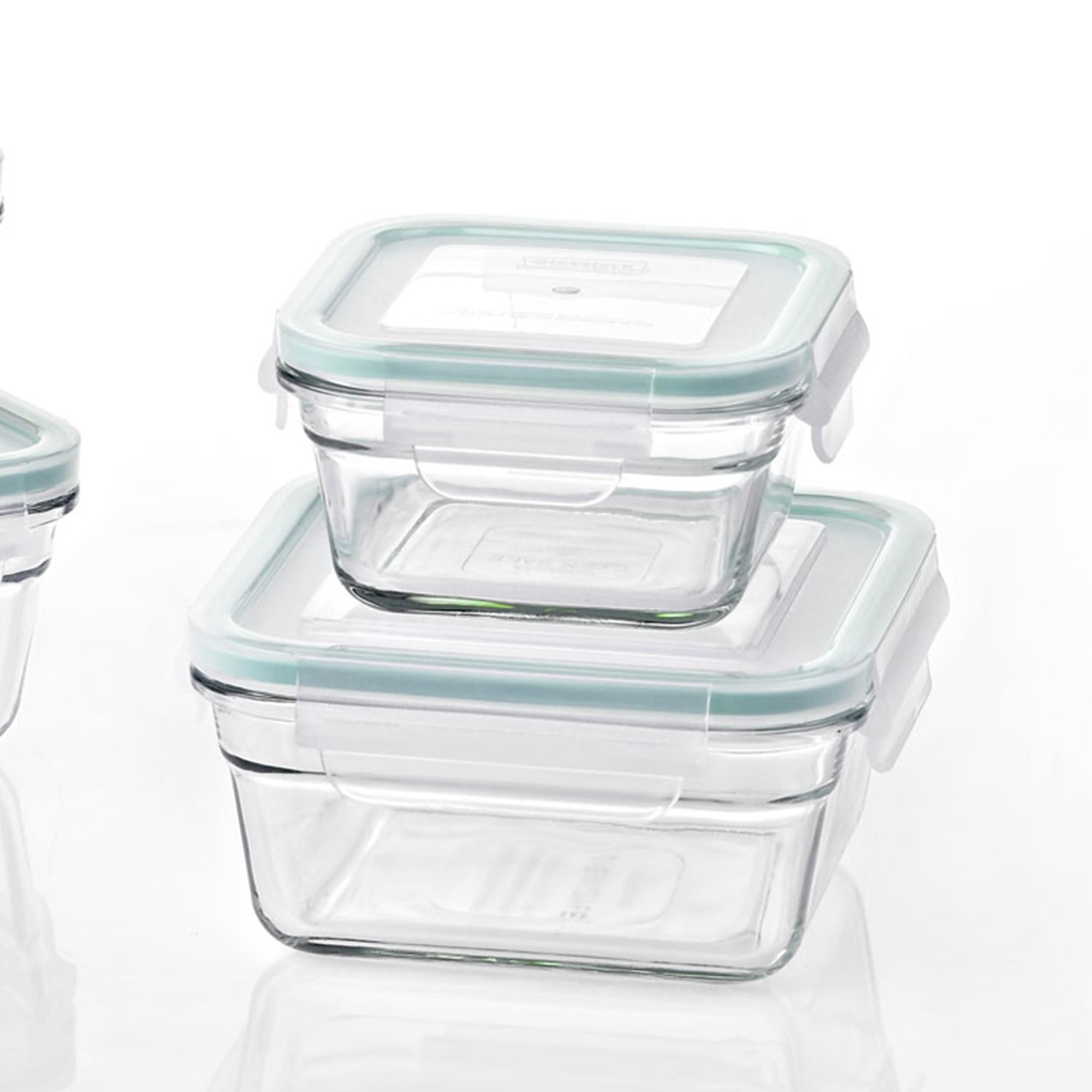 Glasslock 10-Piece Glass Food Storage Containers Set – Oven, Microwave & Freezer Safe – Airtight BPA-Free Kitchen Organizers for Meal Prep, Leftovers & Lunch Boxes