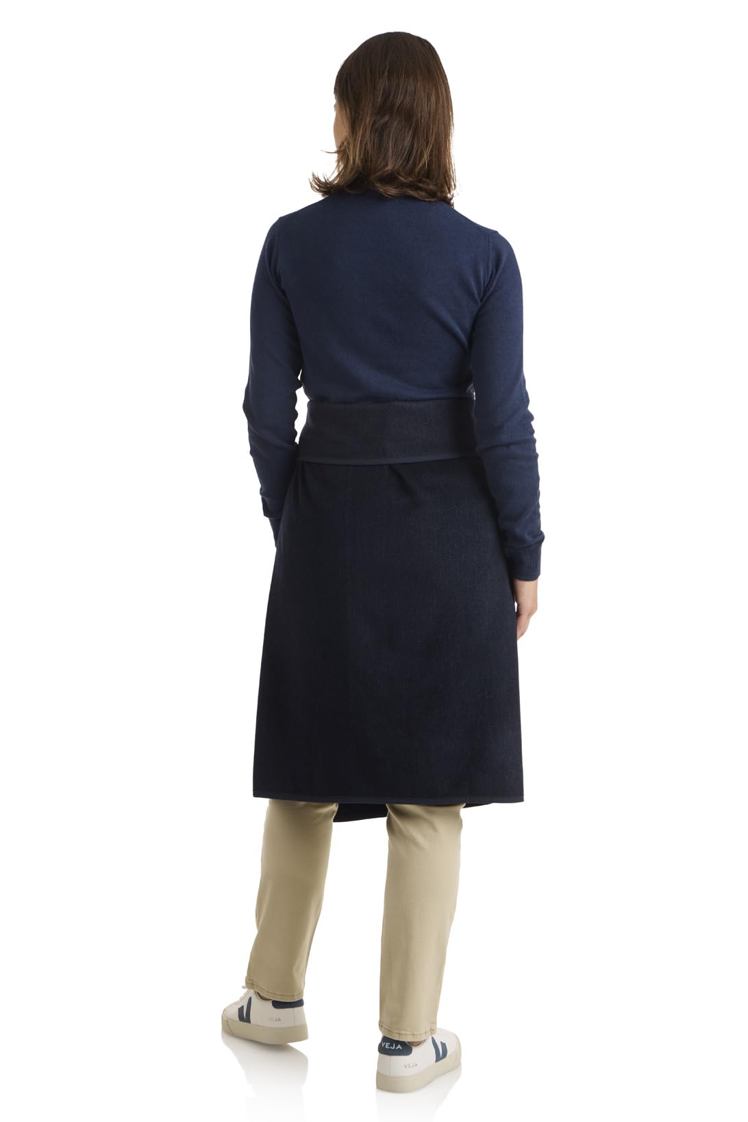 Premium Navy Cashmere Wearable Blanket - Soft & Cozy for Home, Office, and Travel Comfort