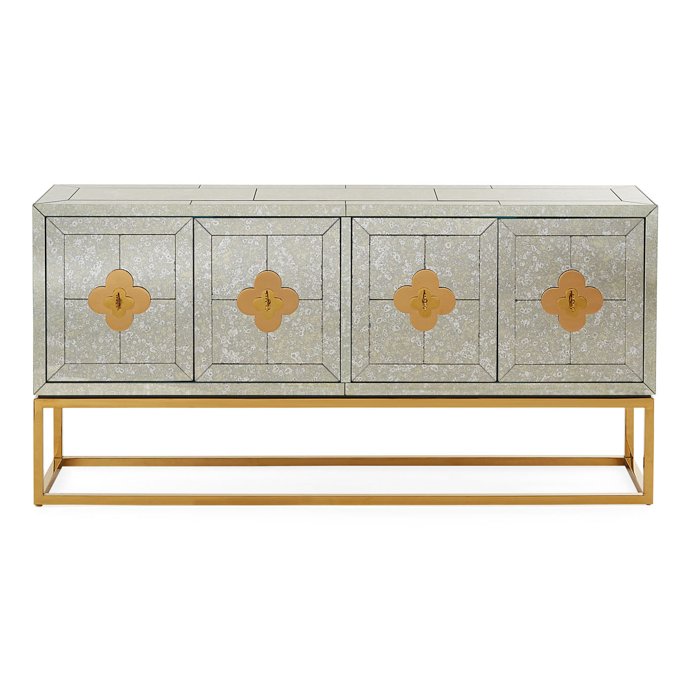 Delphine Credenza - Modern Wooden Sideboard with 3 Drawers & 2 Doors - Perfect for Living Room, Dining Room & Entryway Storage