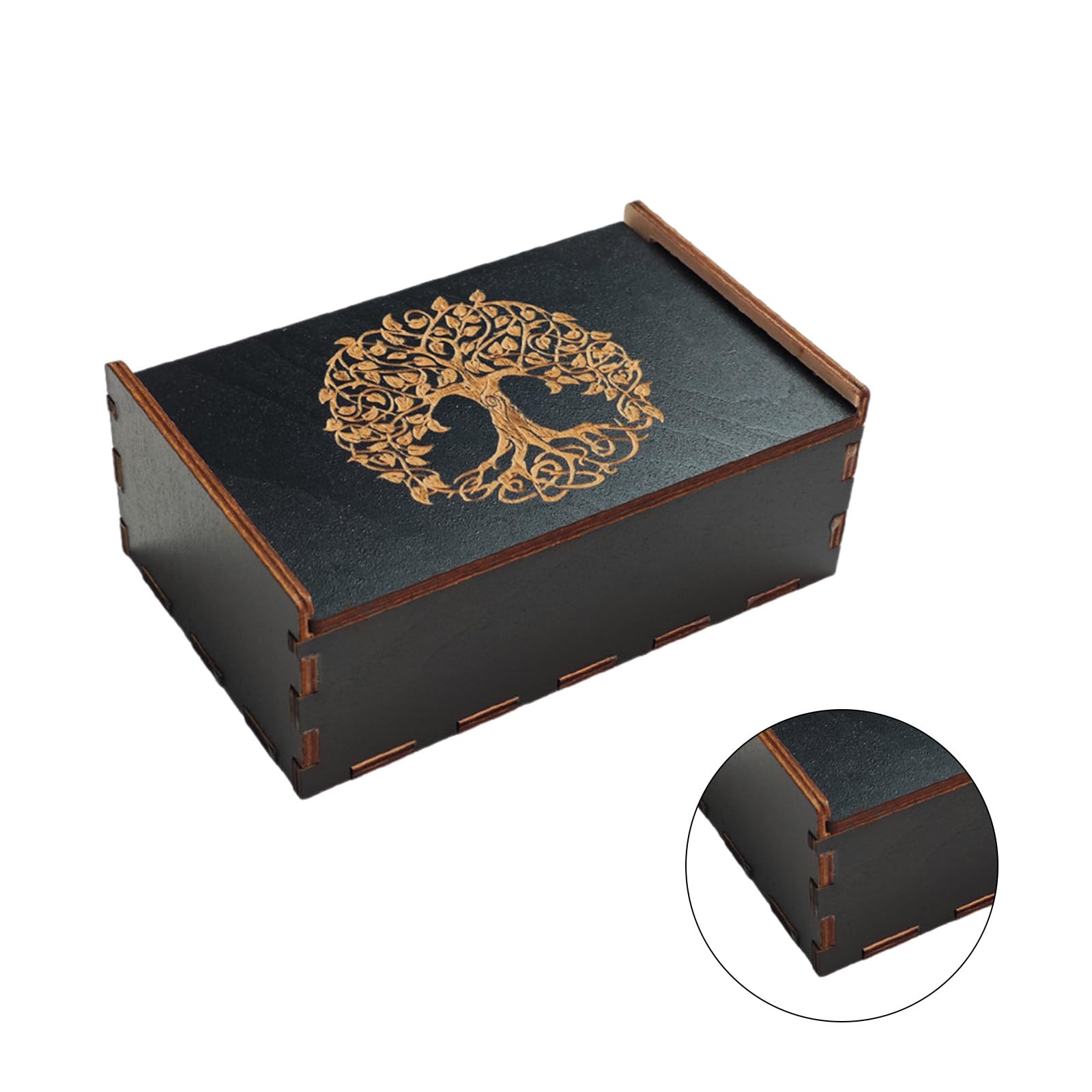 Premium Tarot Card Storage Box - Portable Divination Card Holder with Exquisite Patterns - Perfect for Tarot Reading, Meditation & Spiritual Practices