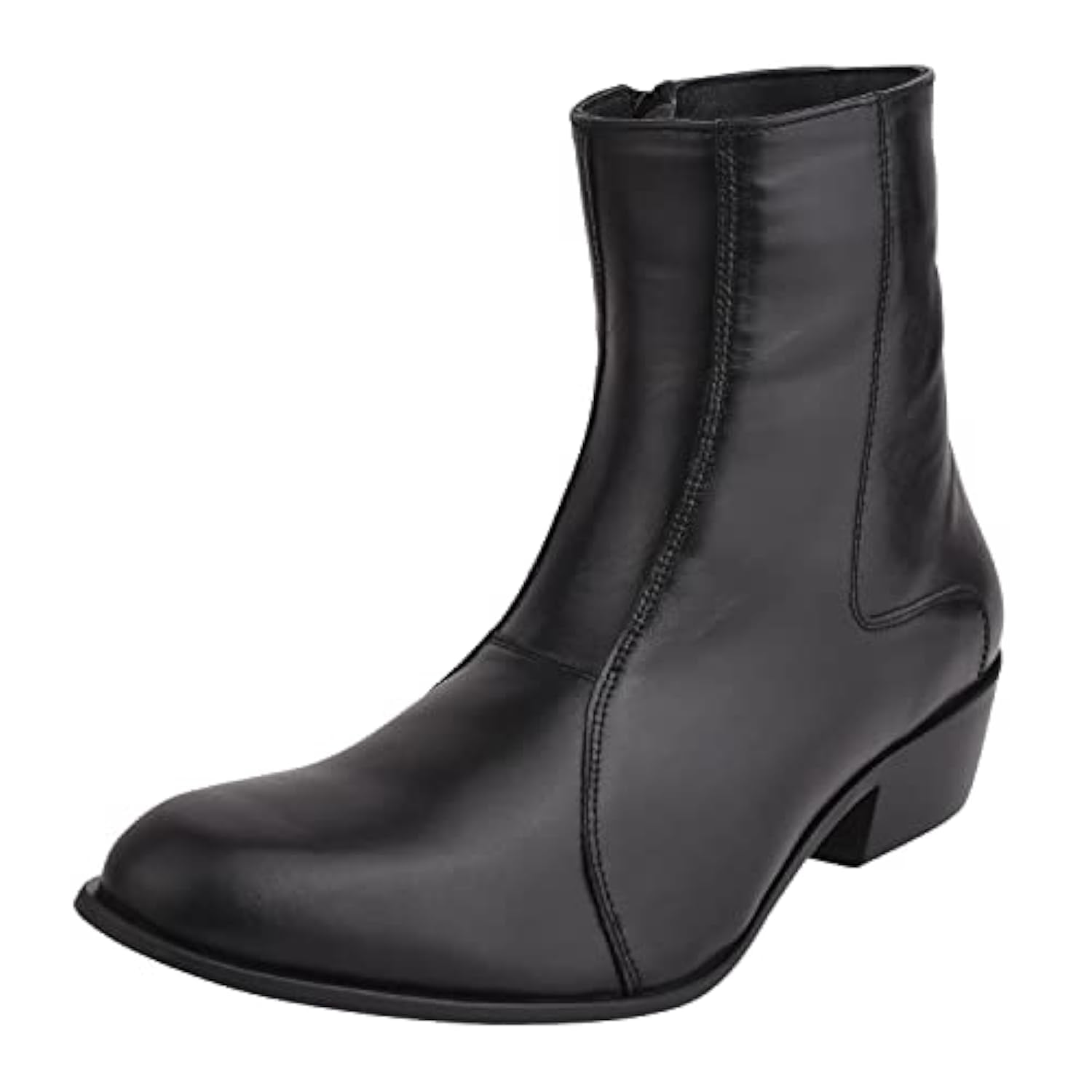 **LIBERTYZENO Men's Plain & Snake Print Leather Retro Dress Boots - High Ankle Vintage Boots for Easter Gifts, Casual & Formal Wear, Office & Party Outfits**