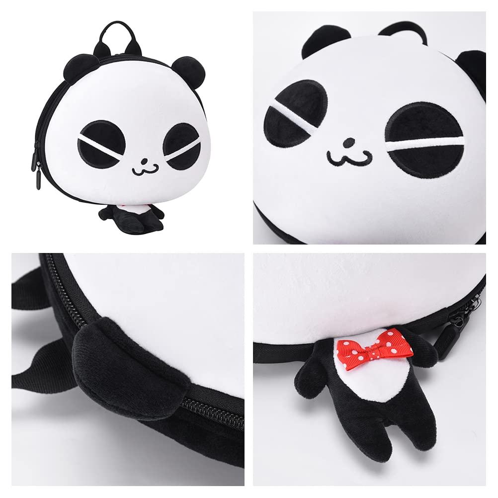 Toddler Safety Harness Backpack - Panda Plush Animal Leash for Kids, Adjustable Child Walking Reins for Outdoor Adventures & Travel