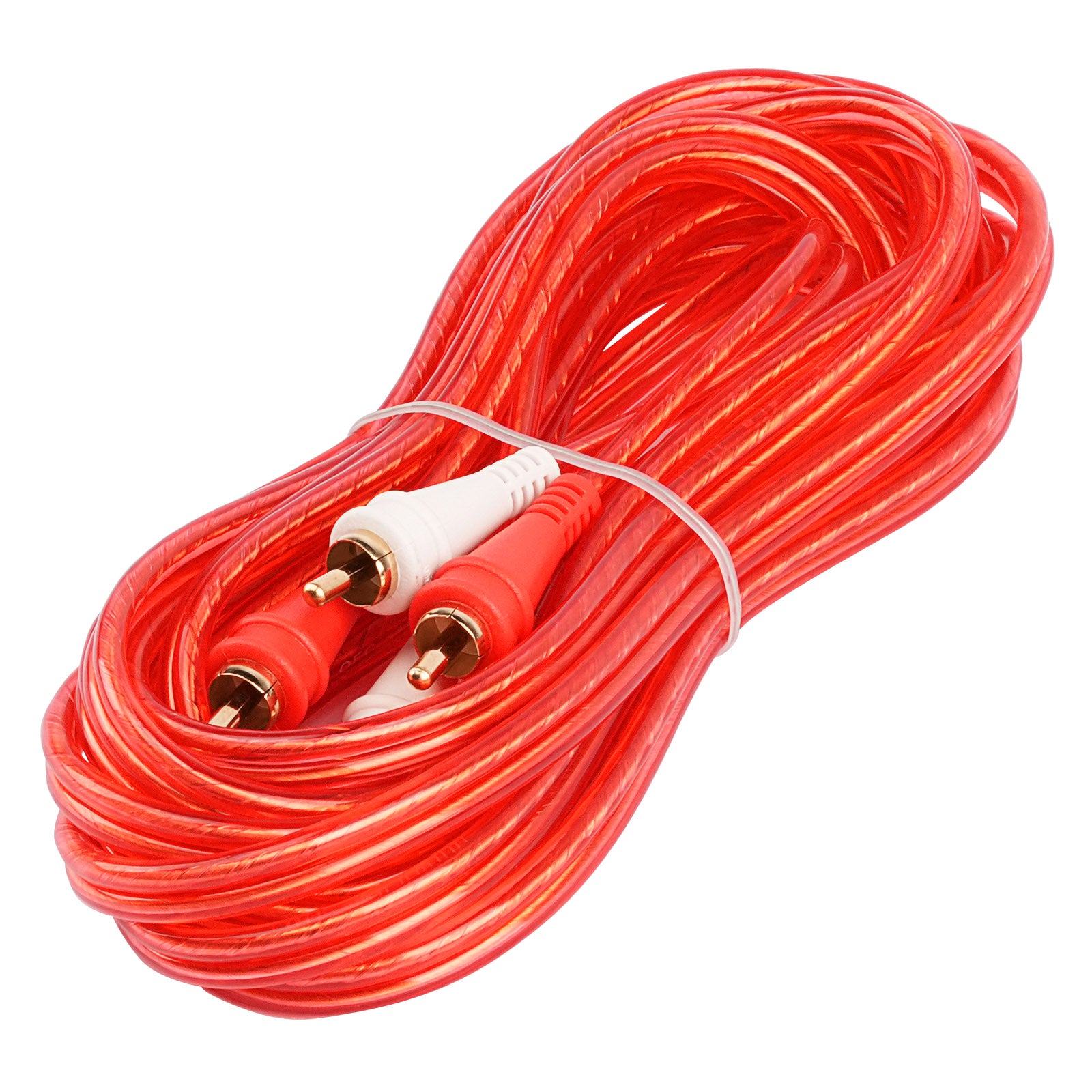 15FT Oxygen-Free RCA Audio Cable - High-Quality Stereo Interconnect for Home Theater, Hi-Fi Systems, and Audio Equipment (BMV G 15) - Perfect for Surround Sound, DJ Mixers, and Amplifiers