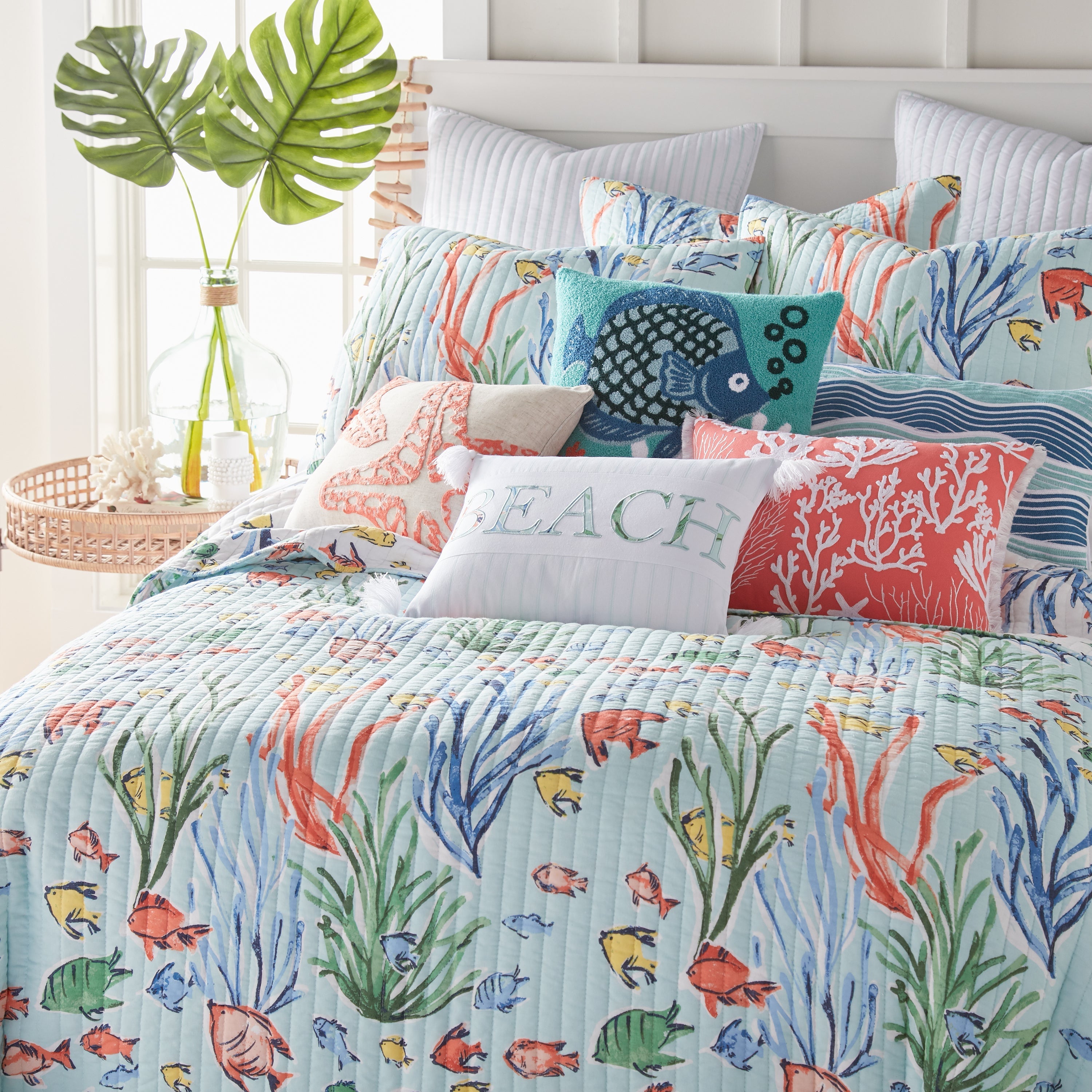 Sancti Petri Luxury Quilt Set - Queen Size, Soft Breathable Cotton Bedding Set for All Seasons | Perfect for Master Bedroom, Guest Room & Cozy Home Decor