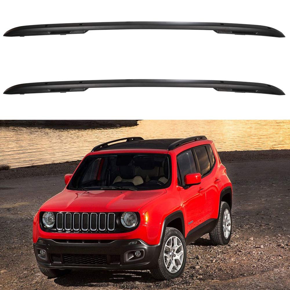ECCPP Roof Rack Side Rails for Jeep Renegade 2015-2019 | Heavy Duty Rooftop Cargo Carrier for Luggage, Canoe, Kayak | 165LBS Max Load | Perfect for Road Trips, Camping & Outdoor Adventures