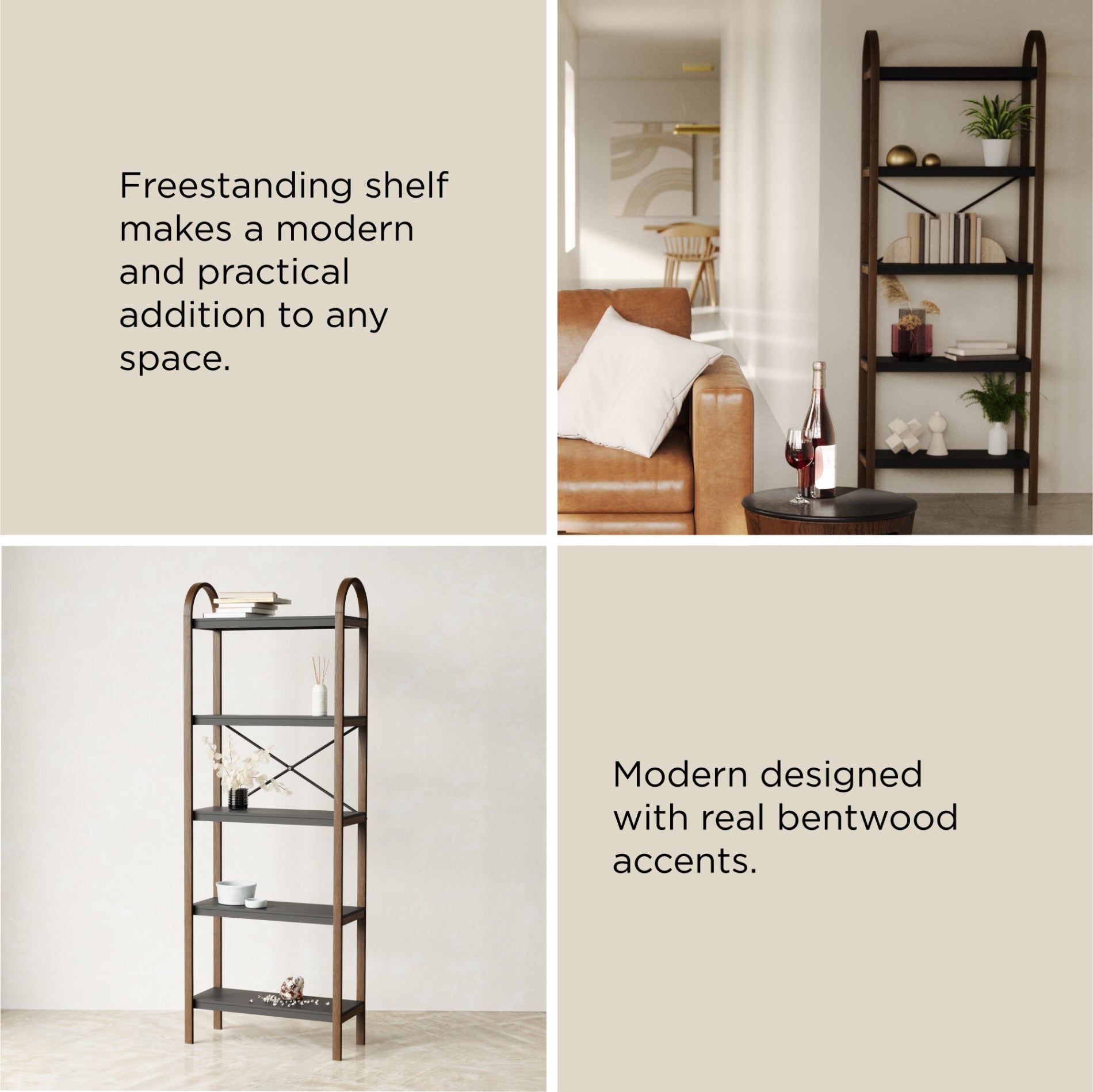 Bellwood 5 Tier Shelf - Sturdy Metal Storage Organizer for Home, Office, or Garage - Perfect for Books, Toys, Kitchen Supplies & More