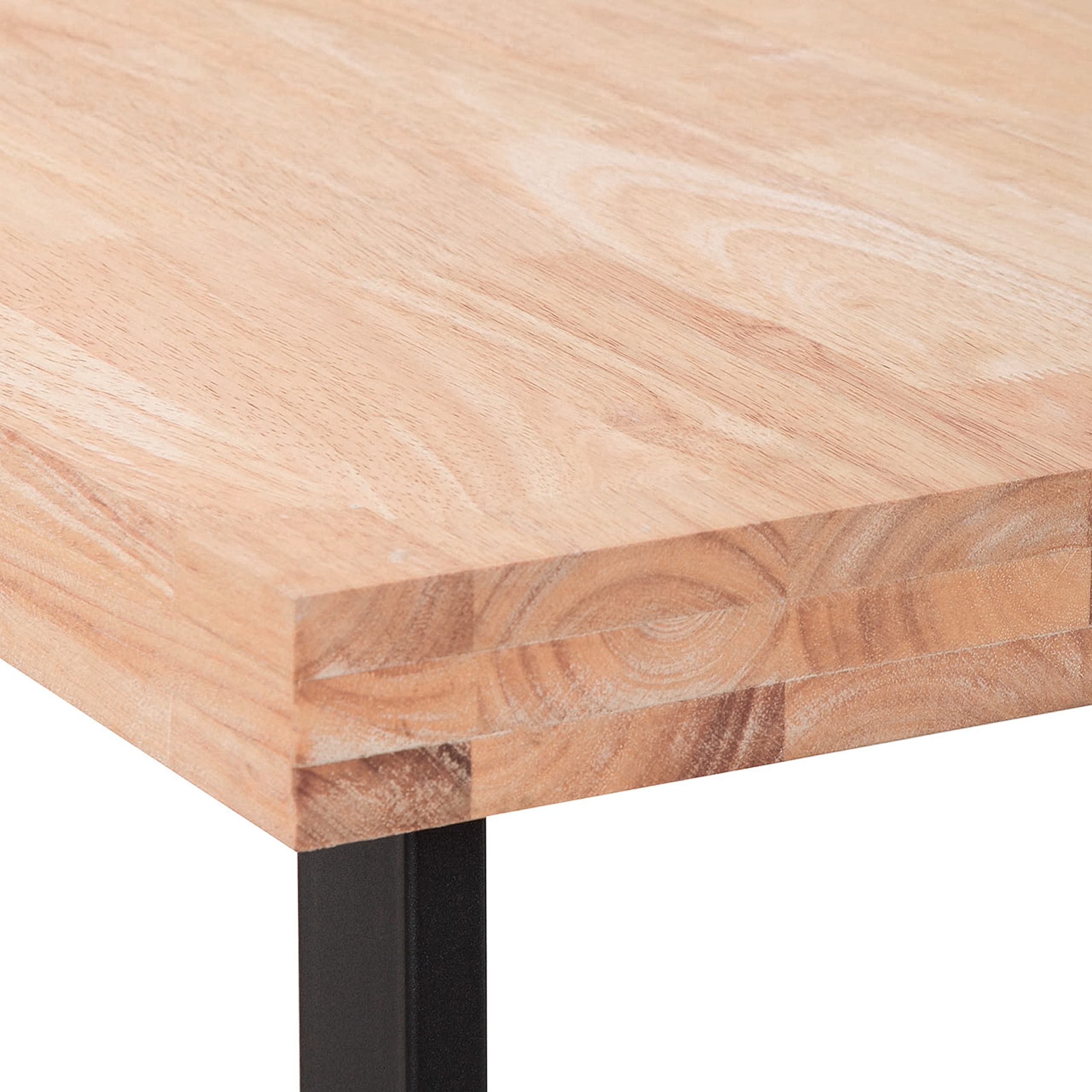 Adec Group Natural Wood Study Desk - 47.2