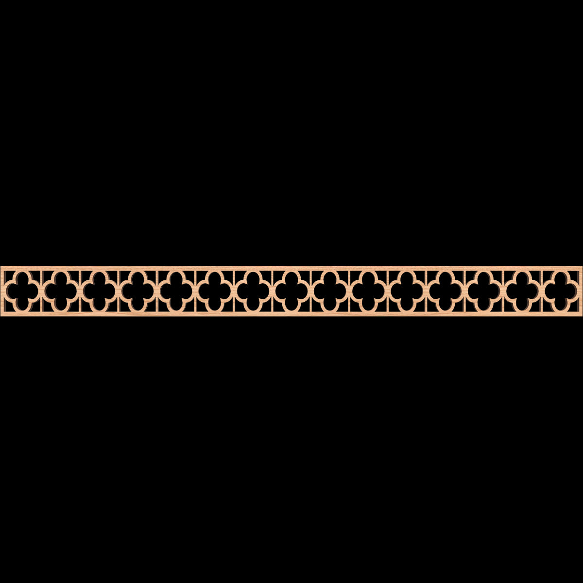 Woodall Fretwork Moulding - Decorative Wood Trim for Home & Furniture | Perfect for DIY Projects, Wall Decor, and Cabinet Accents
