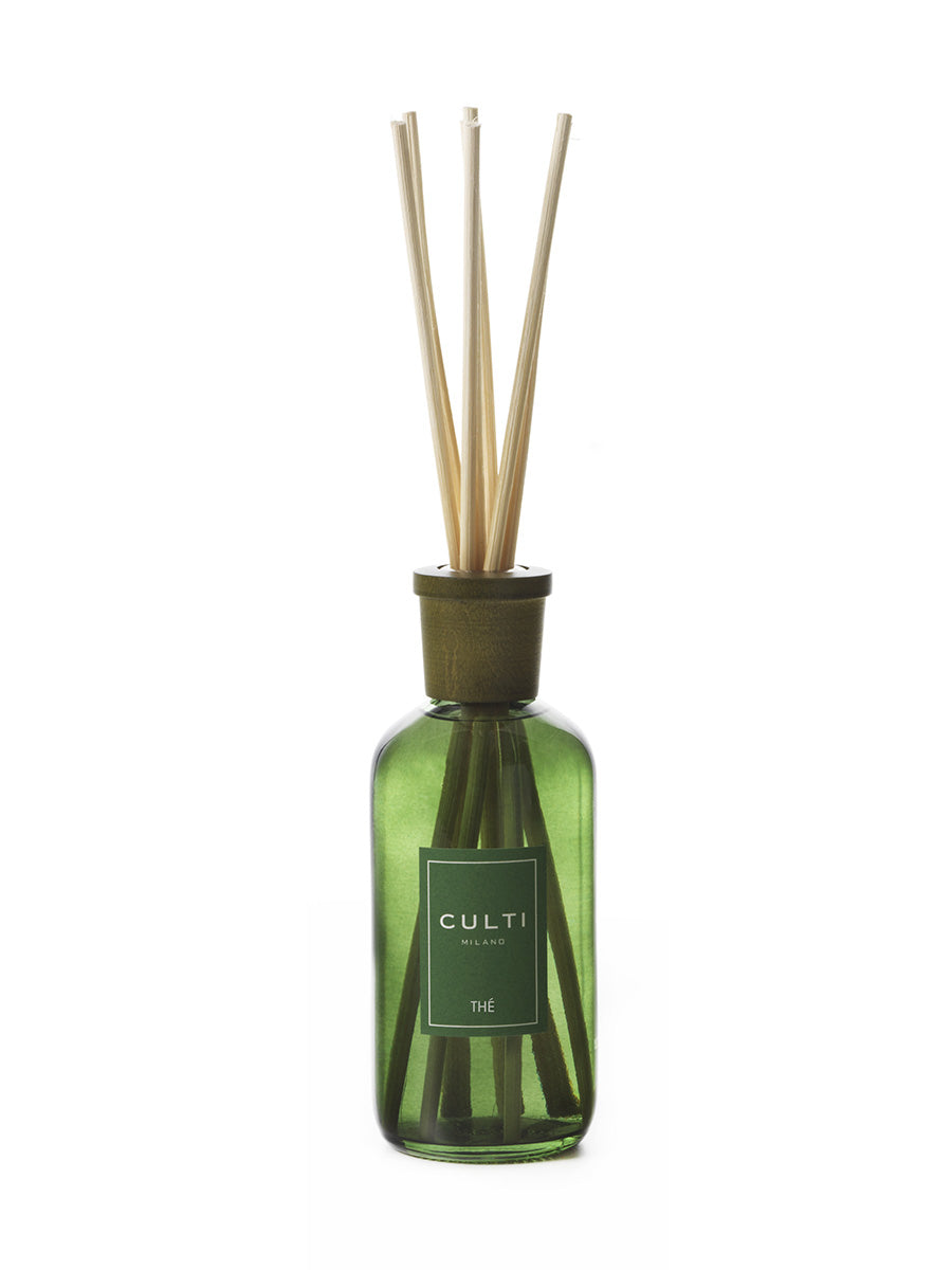 CULTI MILANO Stile Diffuser Verde Thé - Premium Home Fragrance Diffuser for Living Room, Bedroom & Office - Aromatherapy Essential Oil Diffuser for Relaxation & Stress Relief