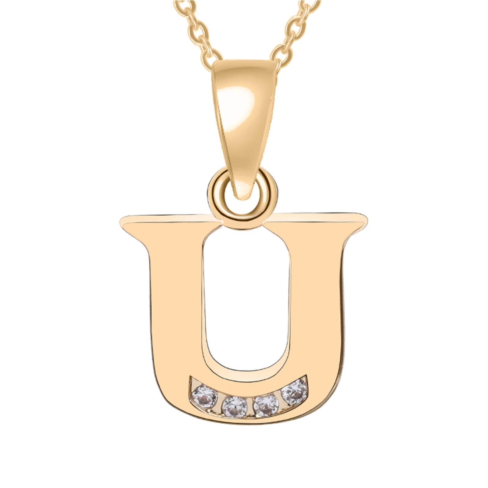 Personalized 26 English Letter Name Necklace for Women - Custom Initial Pendant Jewelry Gift for Her - Perfect for Birthdays, Anniversaries & Special Occasions