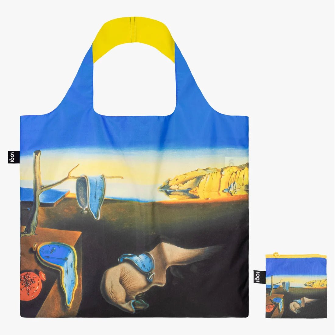 LOQI Reusable Tote Bag - Eco-Friendly Shopping Bag with 10 Stylish Prints | Perfect for Groceries, Travel & Beach