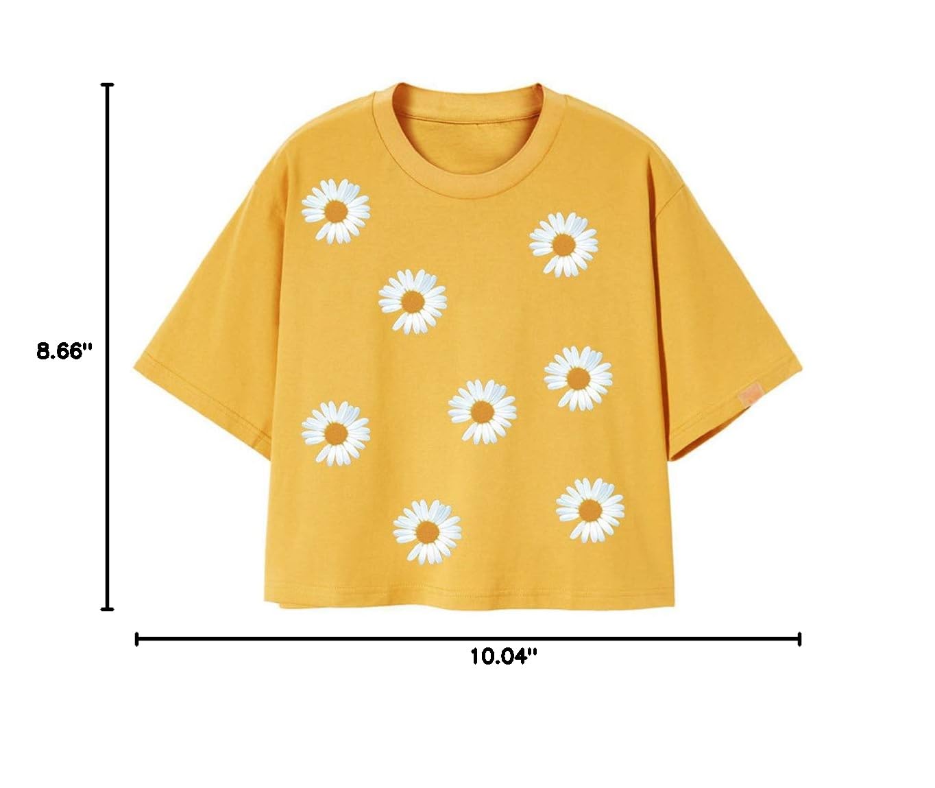 White Daisy Iron On Patches - 2 Pcs Flower Appliques for T-Shirt, Jacket, Dress & Backpack - DIY Clothing Repair & Decoration - Perfect for Crafts, Fashion Upcycling & Custom Designs