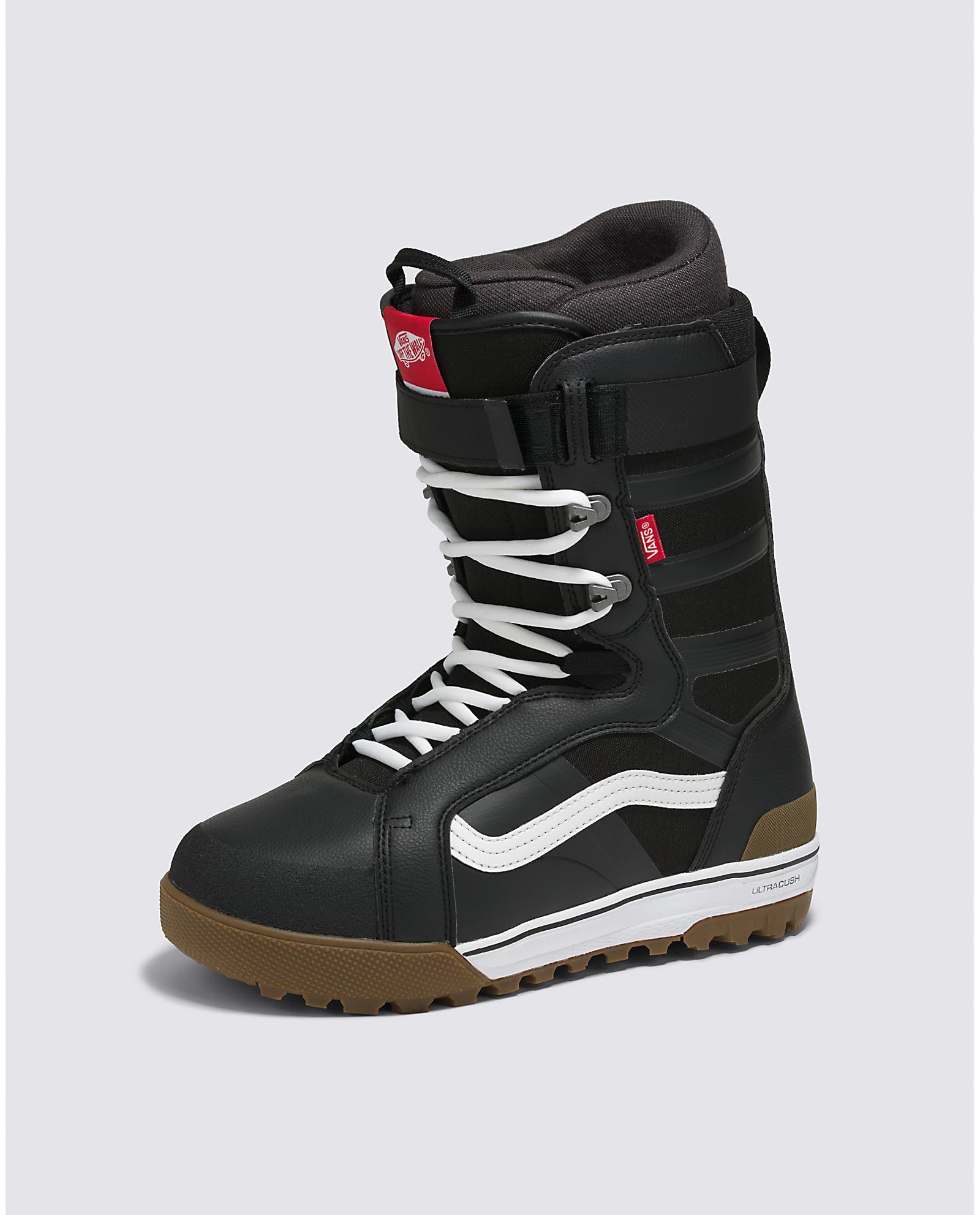 Vans 2025 Hi Standard Pro Snowboard Boots - Black/White | High-Performance Snowboarding Shoes for Men & Women | Perfect for Freestyle & All-Mountain Riding