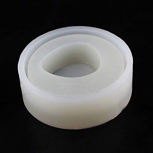 Premium Silicone Concrete Mold - Circular Flower Pot Planter Mould for DIY Bonsai & Garden Decor | Perfect for Home Gardening, Outdoor Landscaping, and Handmade Craft Projects