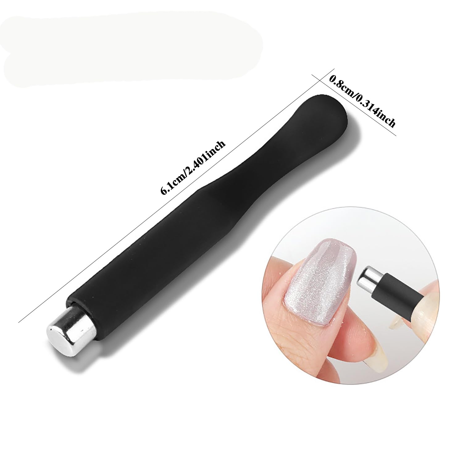 15-Piece Nail Magnet Set for Cat Eye Polish - DIY Gel Nail Art Tools