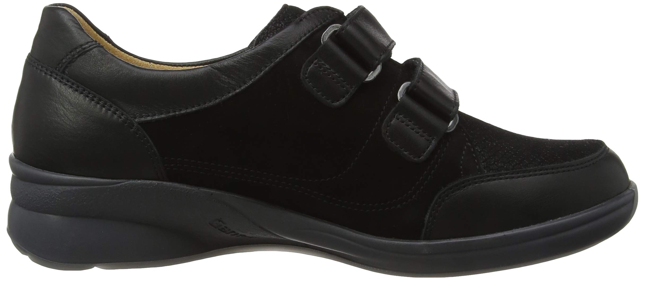 Women's Black Leather Loafers UK 3.5 - Comfortable Slip-On Shoes for Work, Office & Casual Wear