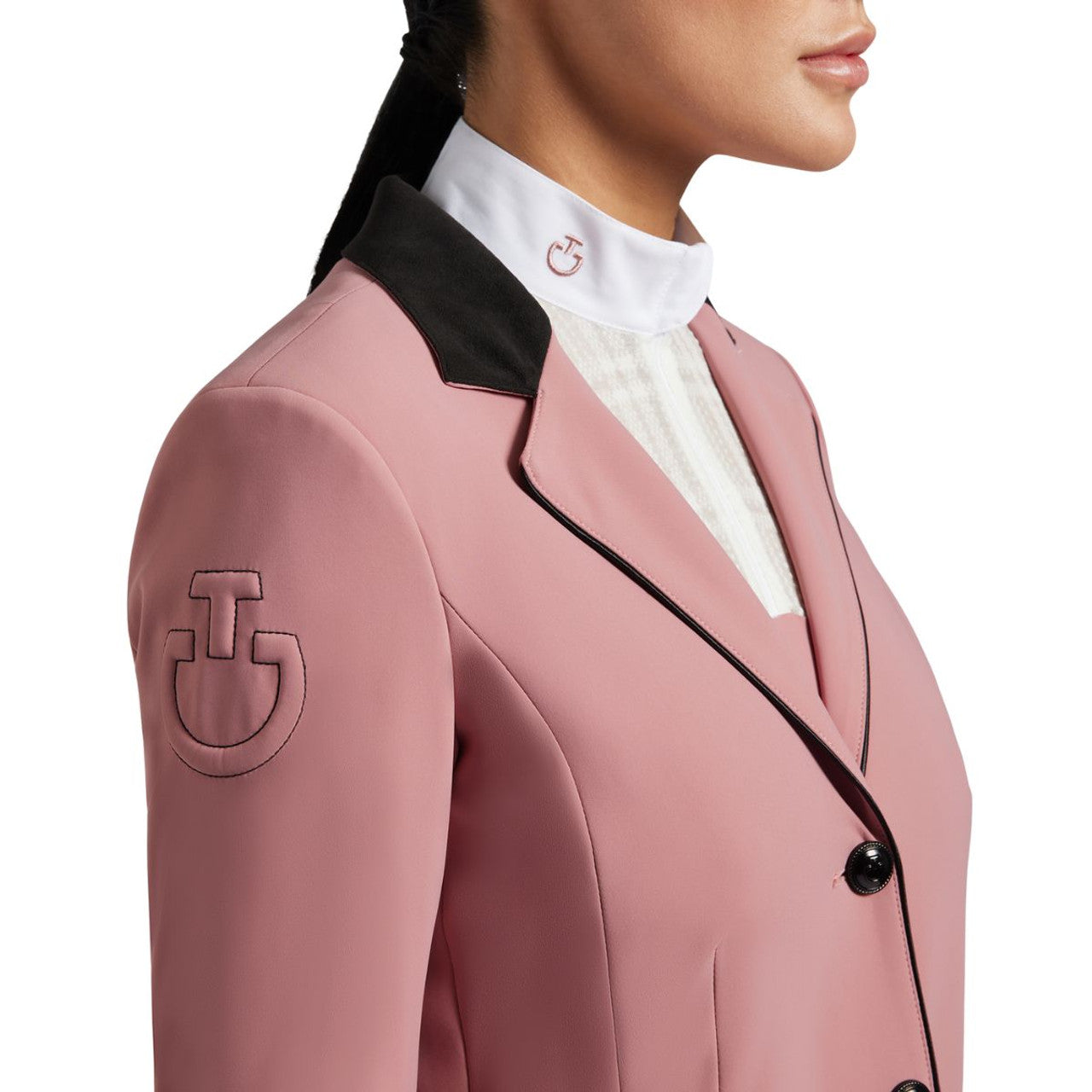 Cavalleria Toscana Women's Equestrian Show Jacket - Premium Competition Riding Coat for Dressage & Horse Shows