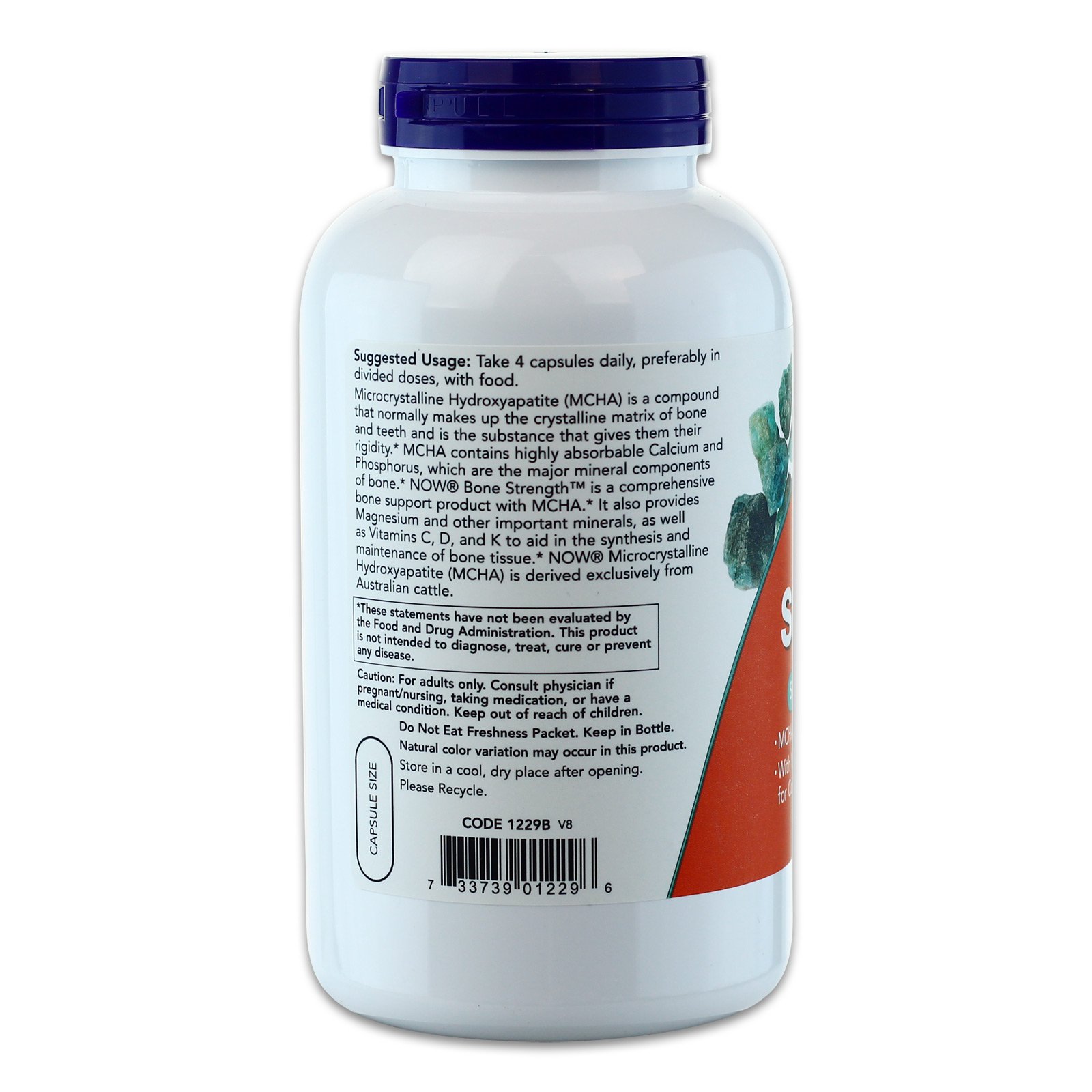Now Foods Bone Strength Supplement - 240 Capsules per Bottle, Value Pack of 5 Bottles | Supports Bone Health & Joint Function for Active Adults & Seniors