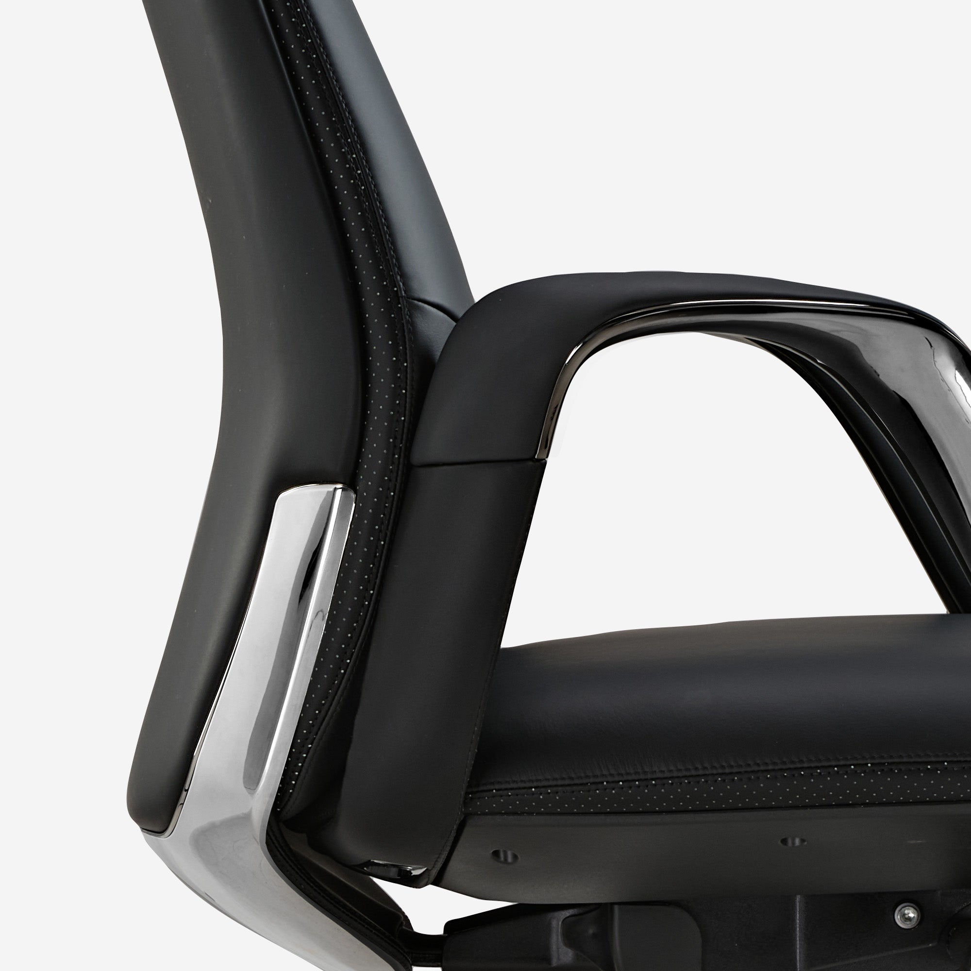 Premium SERENE Napa Leather Executive Office Chair - Ergonomic High Back Desk Chair for Home & Office Workspace, Comfortable for Long Hours Sitting