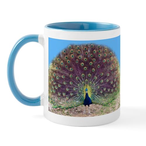 White/Blue Inside - Pretty Peacock