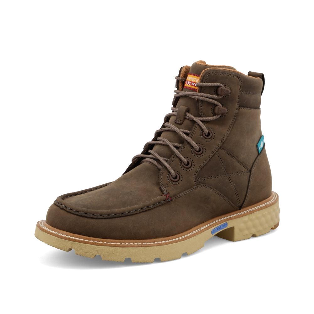 Men's 6-Inch Waterproof Steel Toe Work Boots - Heavy Duty Safety Shoes for Construction, Hiking & Outdoor Work - ASTM F2413 Certified