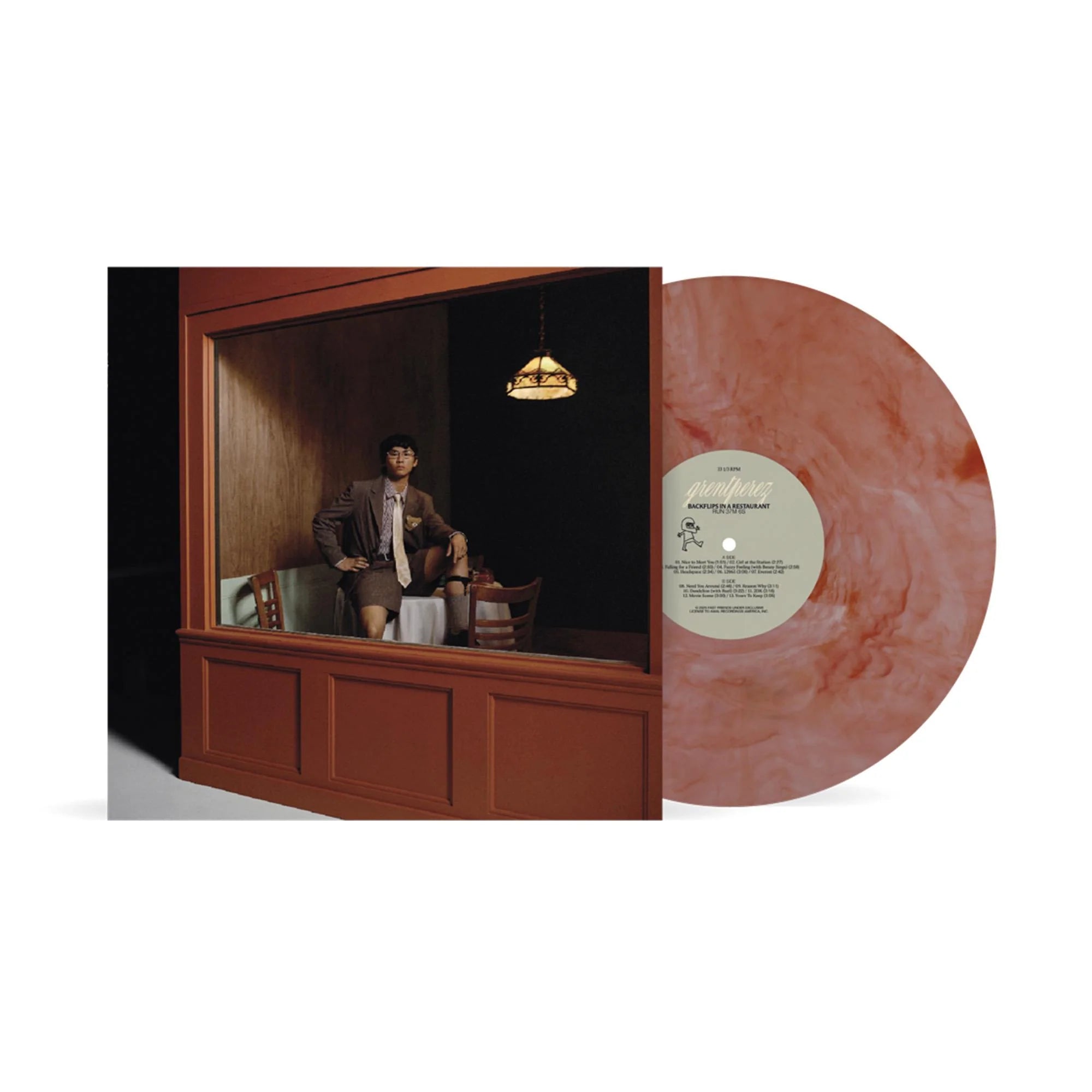 Grentperez Backflips in a Restaurant Vinyl LP Record | Indie Music Album for Collectors & Music Lovers | Perfect for Home Listening, Gifts & Vinyl Collections
