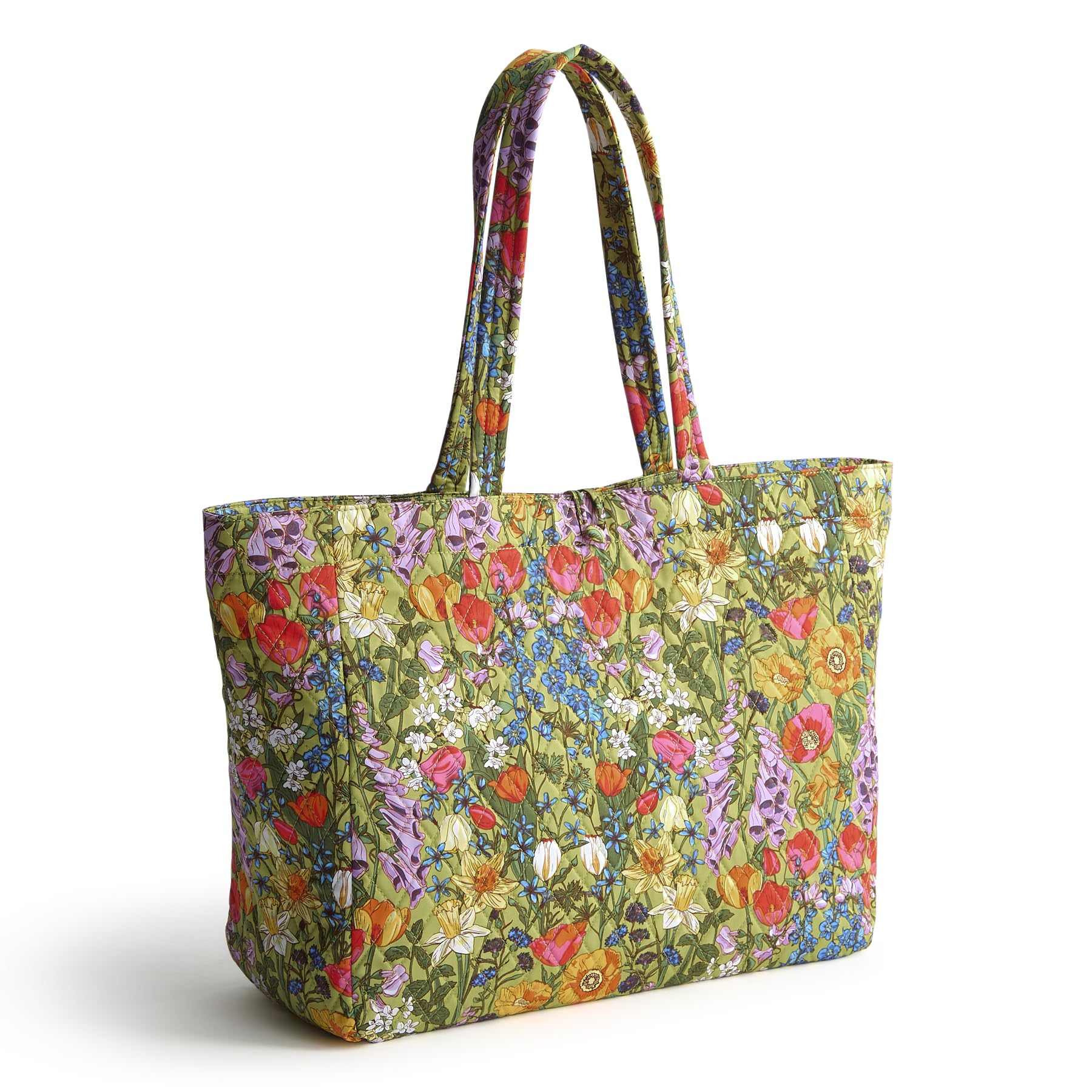 Vera Bradley Premium Cotton Hathaway Tote Bag for Women - Stylish & Durable Shoulder Bag for Work, Travel & Shopping