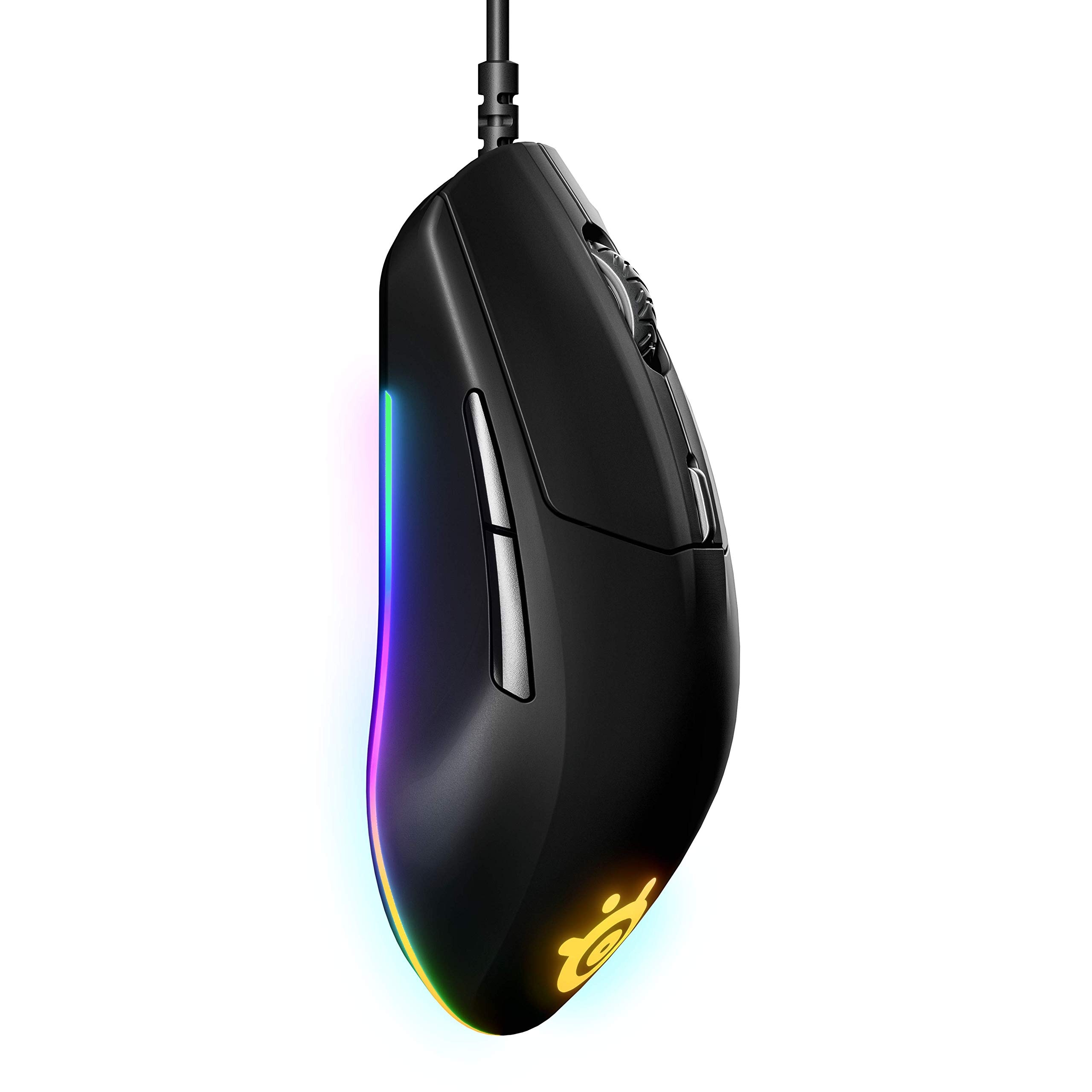 SteelSeries Apex 5 Hybrid Mechanical Gaming Keyboard with RGB Backlight & Rival 3 Gaming Mouse Bundle - Aircraft-Grade Aluminum Frame - Perfect for PC Gaming, Esports & Office Work