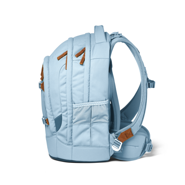 Satch Pack Nordic Ice Blue Backpack - Waterproof Travel Laptop Bag for Men & Women, Perfect for Hiking, Commuting, and Business Trips