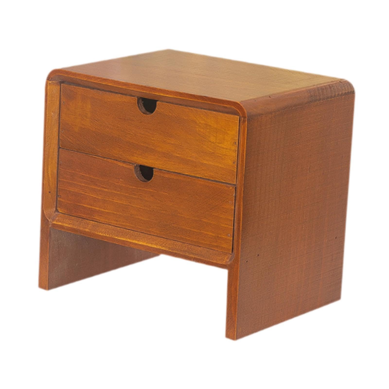 Large Wooden Storage Drawer Organizer Box - Rectangle Desktop Organizer with High Capacity for Home Office, Bedroom & Living Room - Perfect for Storing Stationery, Jewelry & Small Items