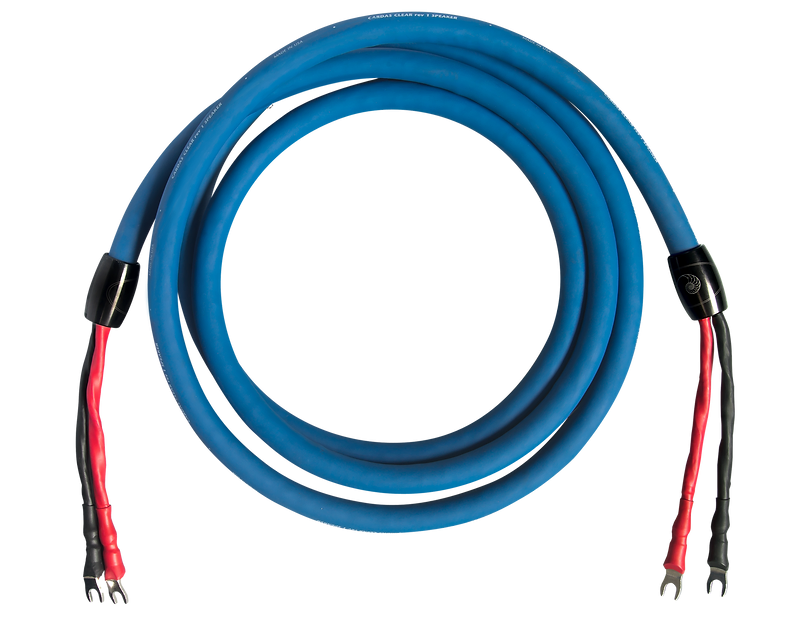 Premium Cardas Clear Speaker Cable Pair - High-End Audio Cables for Home Theater & Hi-Fi Systems - Perfect for Audiophiles & Music Enthusiasts