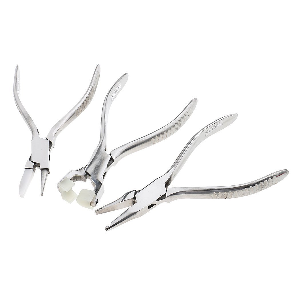 Backbayia 5-Piece Steel Eyeglass Repair Kit with Nose Pads & Screws - Durable DIY Glasses Fixing Tools for Broken Frames, Loose Hinges - Perfect for Home, Office, Travel Emergency Eyewear Repairs