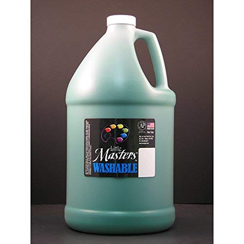 Handy Art Little Masters Green Washable Rock Paint 128oz (Set of 6) - Non-Toxic Kids Art Supplies for Classroom, DIY Crafts & Home Decor Projects