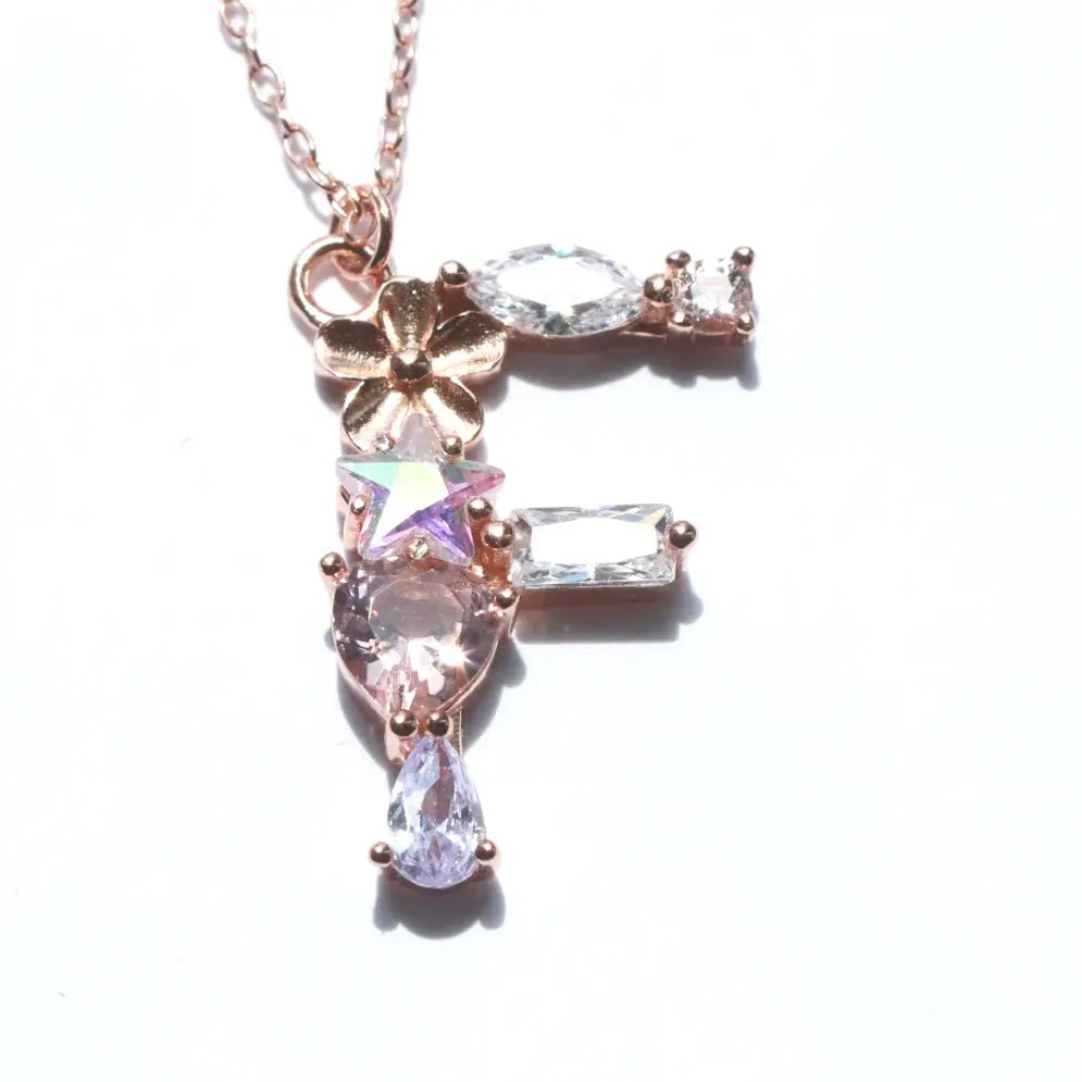 Personalized Initial Pendant Necklace - Custom Letter Jewelry for Women - Perfect for Gifts, Birthdays & Anniversaries - Elegant & Stylish Everyday Wear