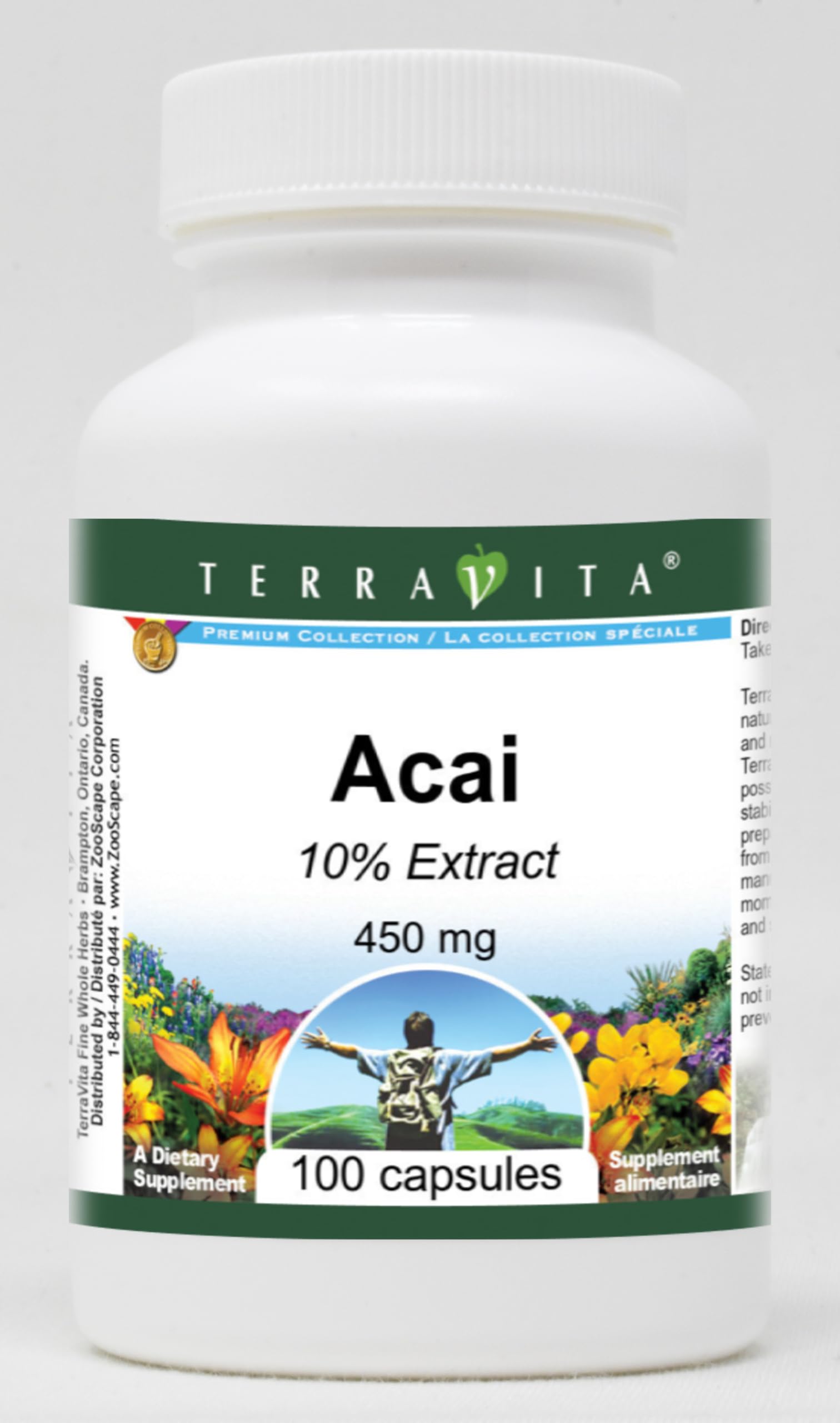 Acai Berry Extract 10% - 450mg (100 Capsules) | 2-Pack | Antioxidant Supplement for Immune Support & Energy Boost | Perfect for Daily Wellness Routine & Active Lifestyle