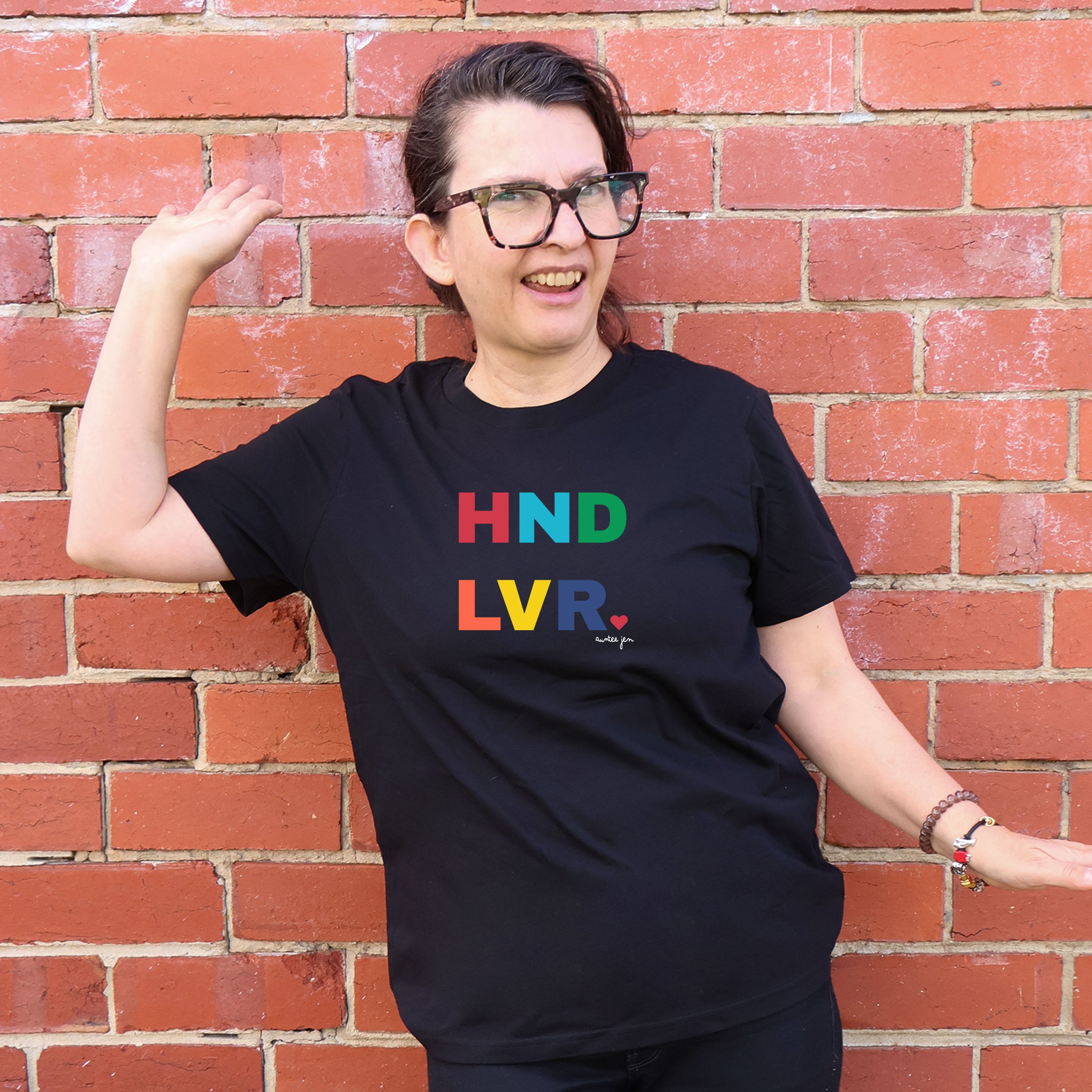 Auntee Jen HUMAN Graphic Tee - Unisex Cotton T-Shirt for Men & Women - Trendy Streetwear Fashion for Casual Wear, Outfits & Daily Comfort