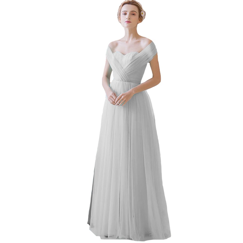 Lemai Women's Sweetheart Neckline Tulle Long Convertible Corset Dress for Prom, Bridesmaid, Formal Events & Weddings - Elegant Ball Gown for Evening Parties, Homecoming & Special Occasions