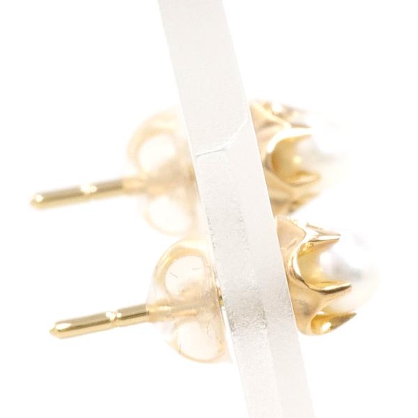 18K Yellow Gold Pearl Earrings for Women – Elegant & Timeless Pearl Jewelry – Perfect for Weddings, Parties & Special Occasions