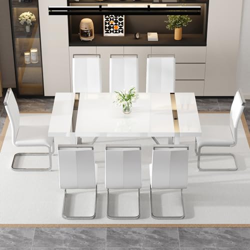 White Table + White Chairs