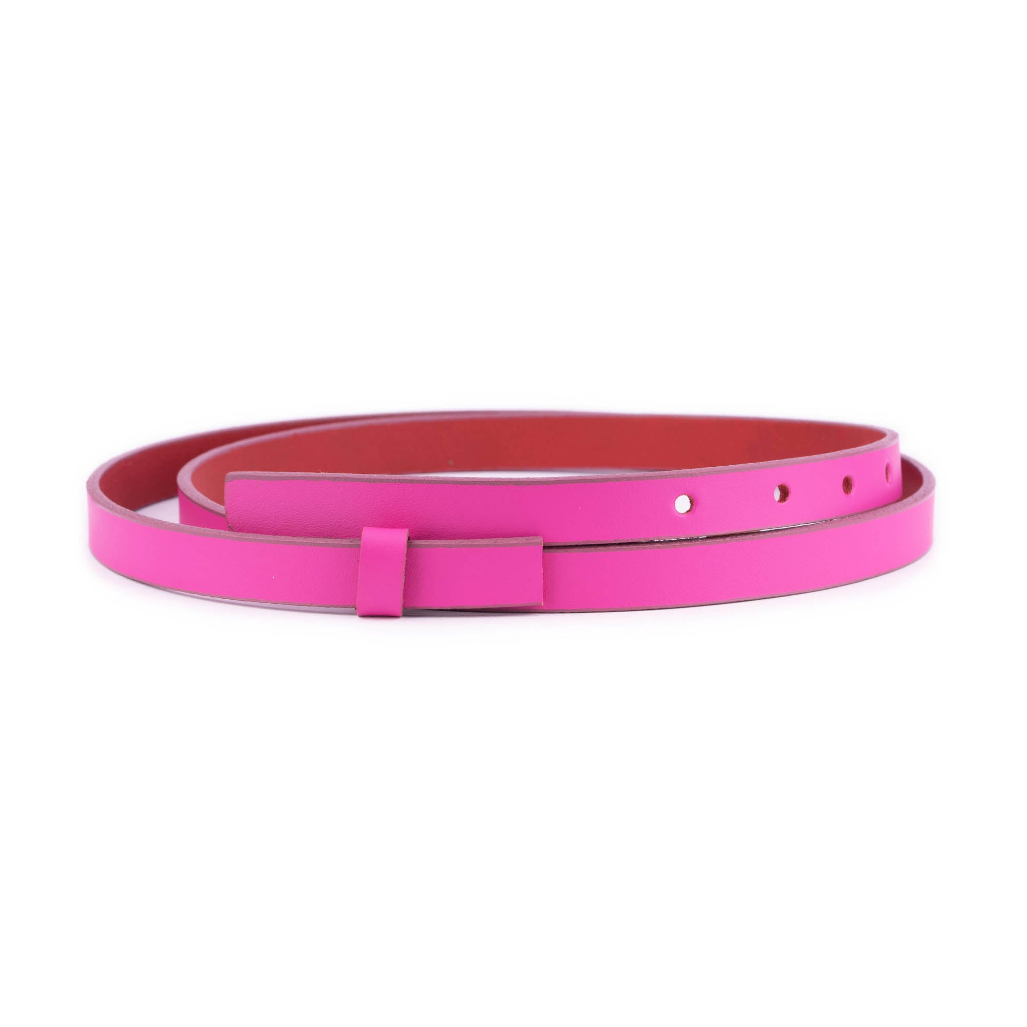 1.5 cm Fuchsia Leather Belt Strap Replacement for Ferragamo Buckles - Women's Fashion Accessory for Office, Dress & Casual Outfits
