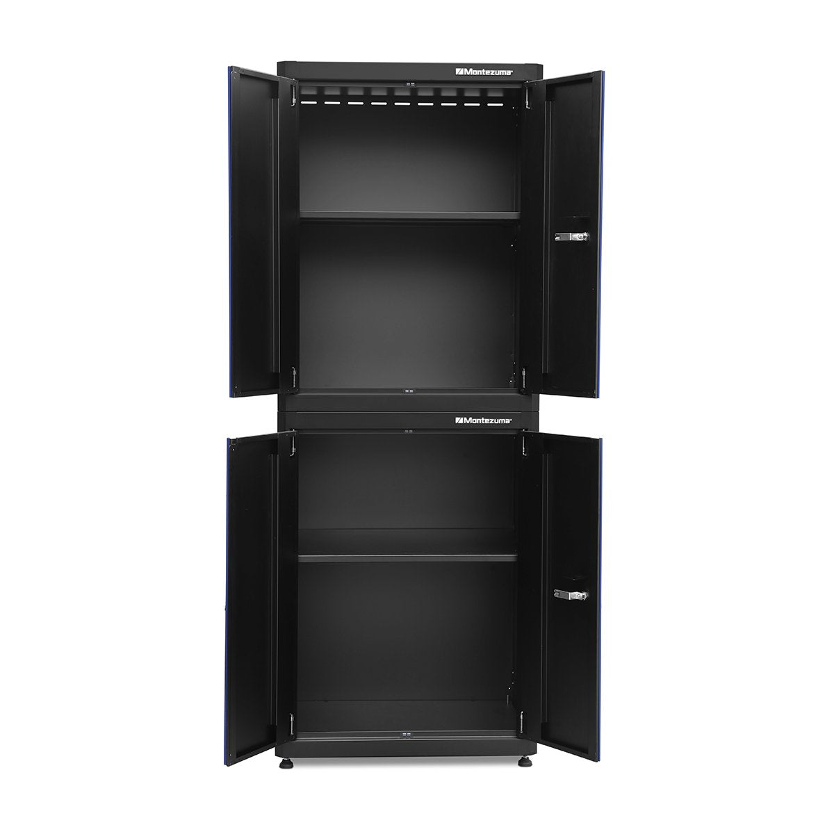 Montezuma 2-Door Stackable Storage Cabinet - Organize Home, Office, or Garage with Durable Metal Shelving Unit