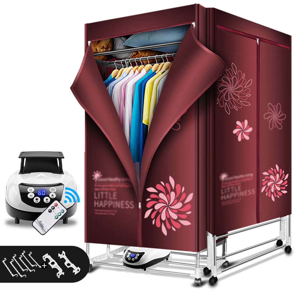 1200W Electric Laundry Drying Rack with Digital Timer & Remote Control - 2/3-Layer Foldable Clothes Dryer, 66LB Capacity, Energy Saving Anion Technology for Home & Apartment Use - Perfect for Small Spaces, Quick Drying Clothes, and Energy-Efficient Laundry Solutions