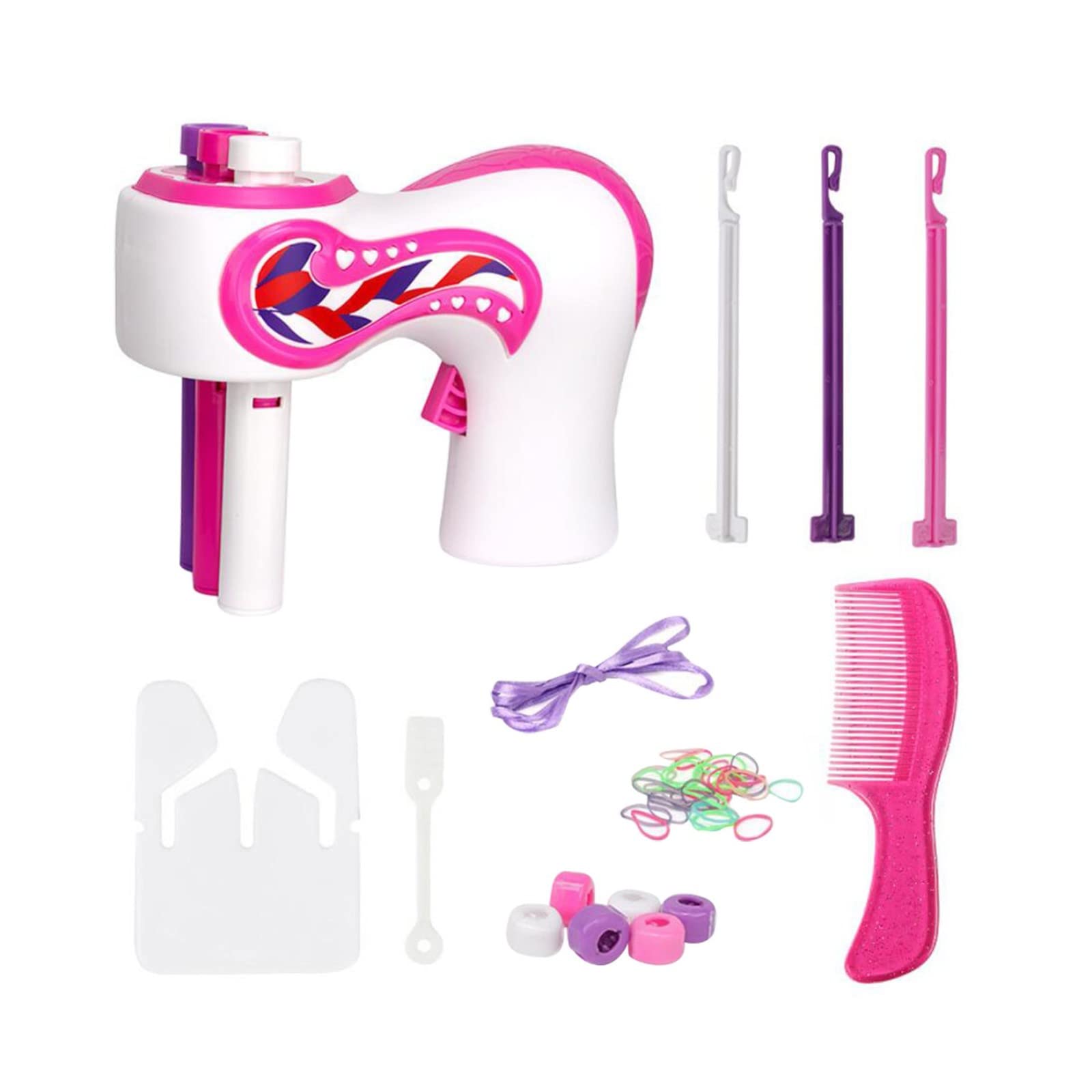 Electric Automatic Hair Braider Machine - DIY Hair Styling Tool for Girls & Women | Quick Twist Braid Maker with Rollers for Easy Hairstyles | Perfect for Parties, Weddings & Daily Use