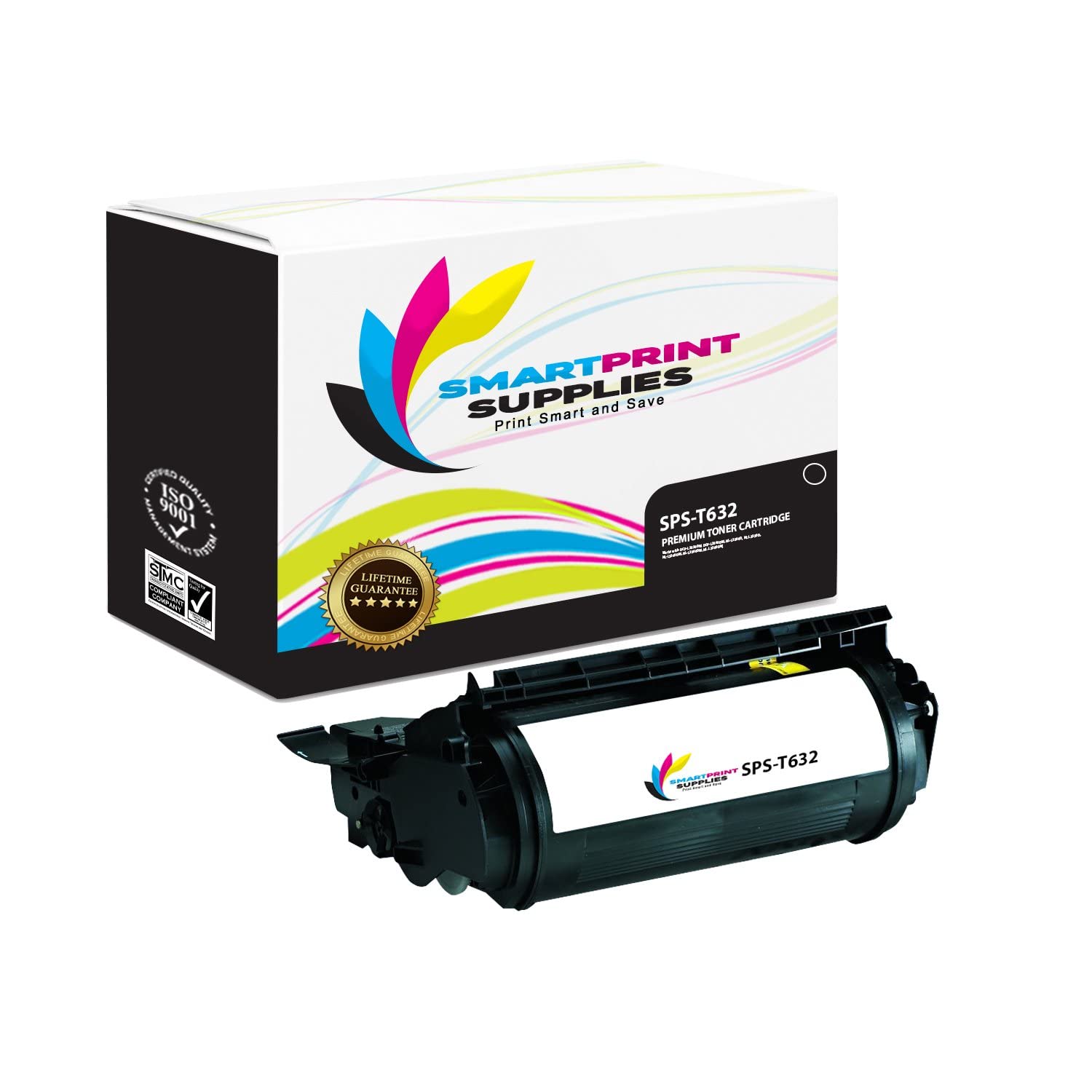 High Yield Black Toner Cartridge Replacement for Lexmark Optra T630 T632 T634 Printers - Compatible 12A7365 (32,000 Pages) - Ideal for Office & High Volume Printing