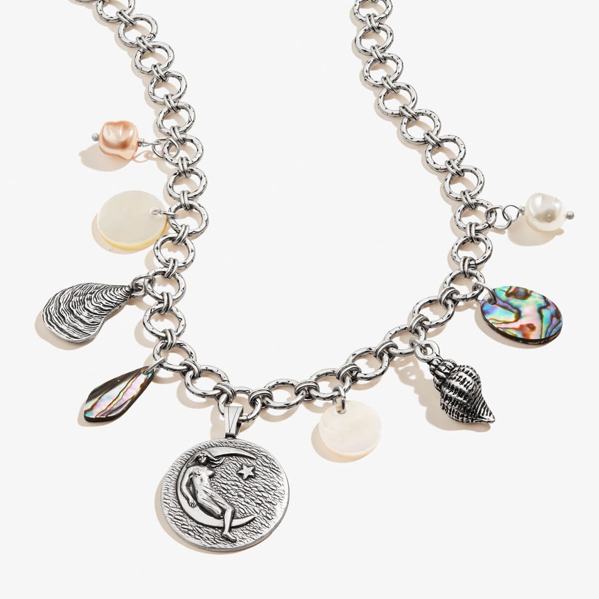 Beach Treasure Multi Charm Necklace - Stylish Bohemian Jewelry for Women - Perfect for Summer Vacations, Beach Parties & Boho Fashion