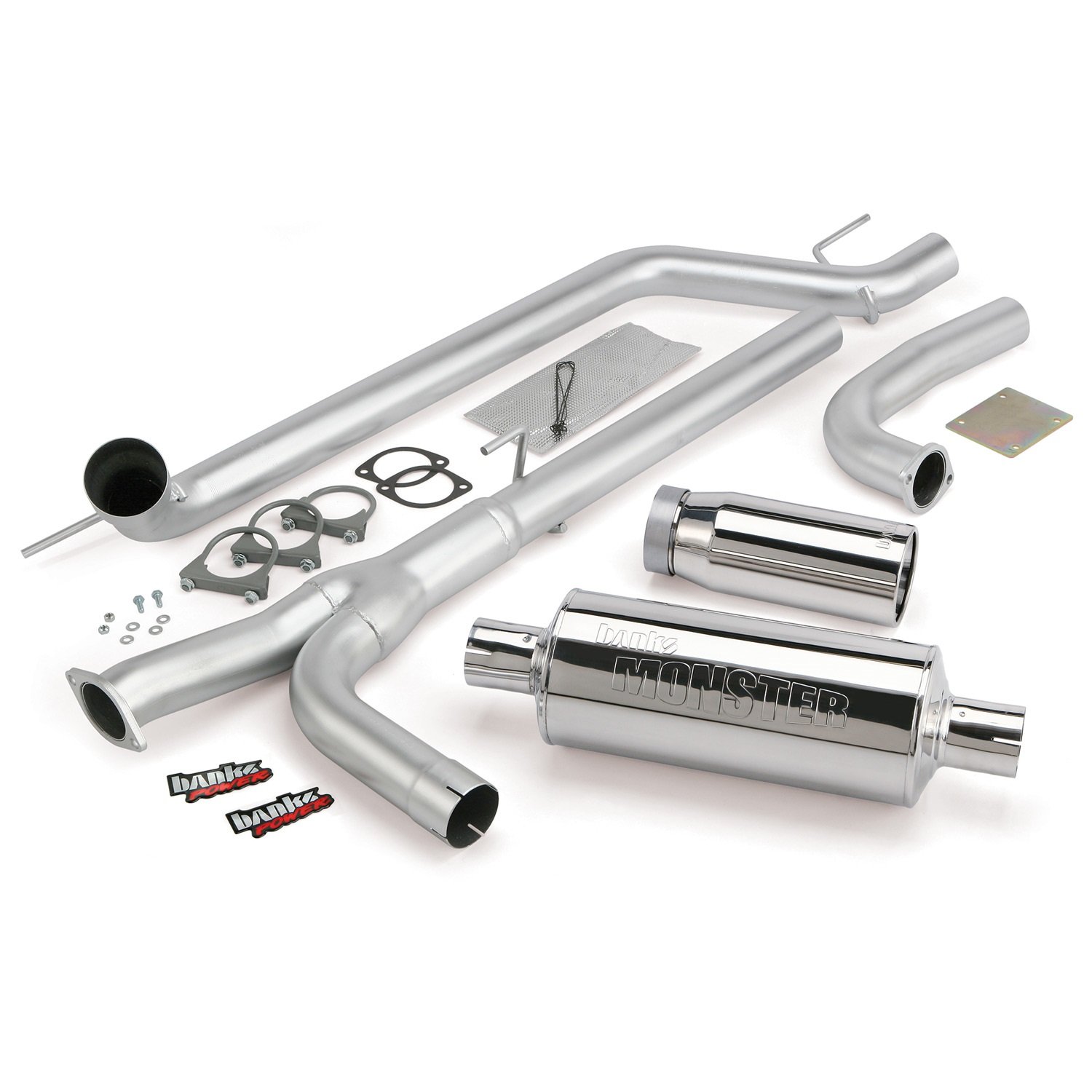 Banks 48123 Monster Exhaust System - High Performance Diesel Exhaust for Trucks & SUVs | Off-Road & Towing Upgrade | Improves Engine Power & Fuel Efficiency