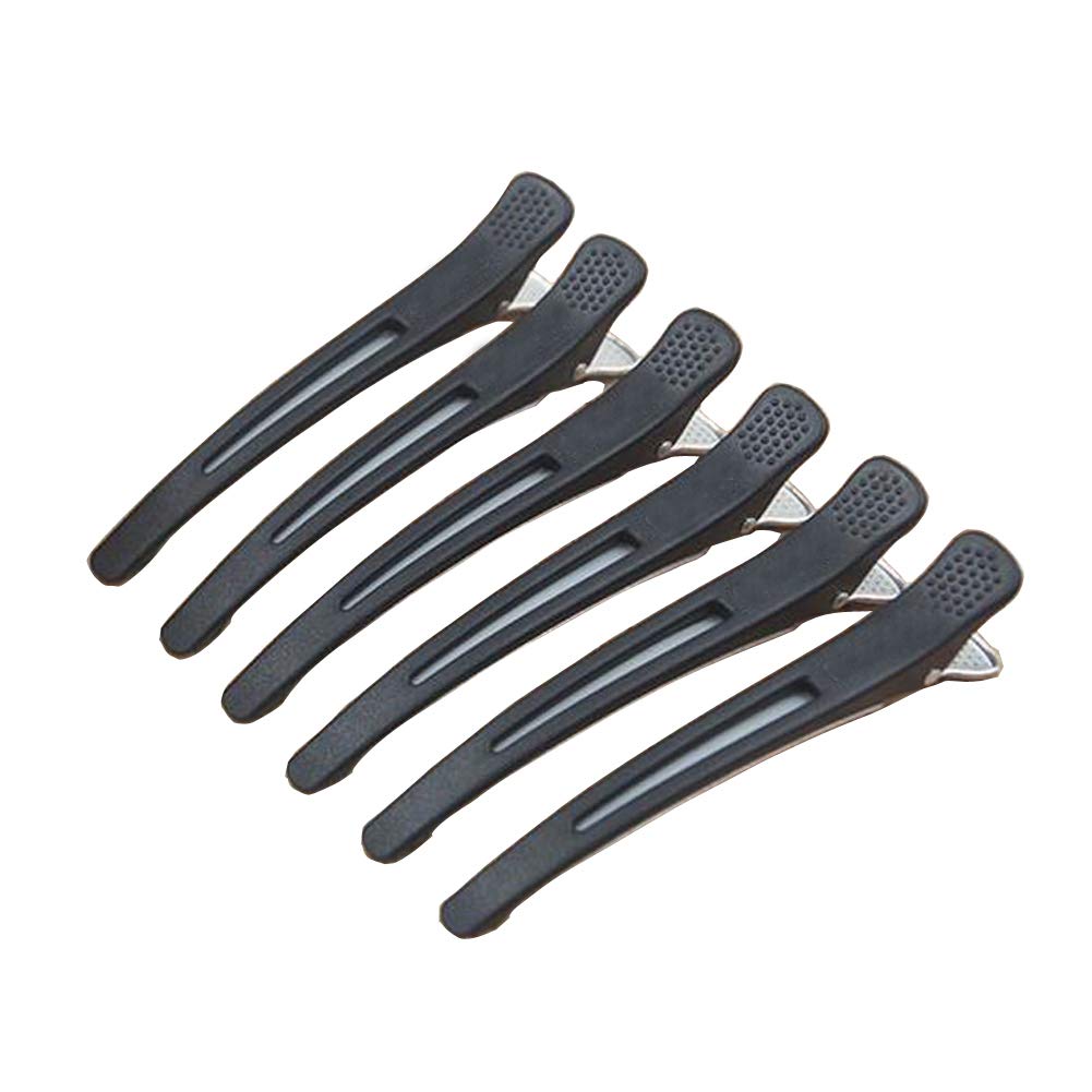12PCS Professional Hair Styling Clips - Hair Sectioning Clips for Barber Shop, Home & Photo Studio - Strong Hold Hair Clamps for DIY Haircuts, Styling & Braiding (Great for Long/Thick Hair & Salon Use)