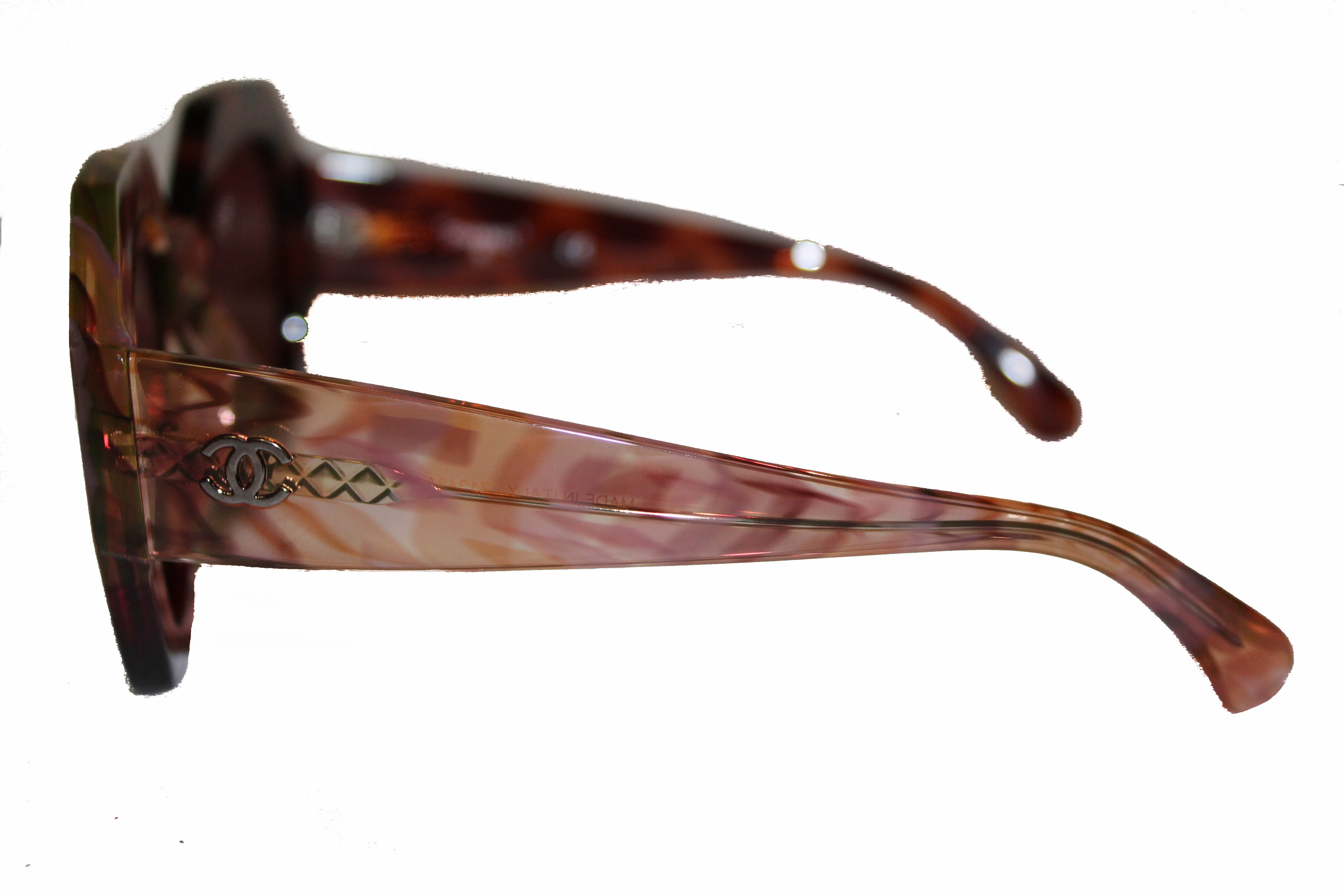 Authentic Chanel S4984 Dark Tortoise Butterfly Sunglasses for Women - Luxury Designer Shades for Fashion & Outdoor Activities